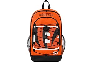 Cincinnati Bengals NFL Big Logo Bungee Backpack: Perfect for Gameday Enthusiasts