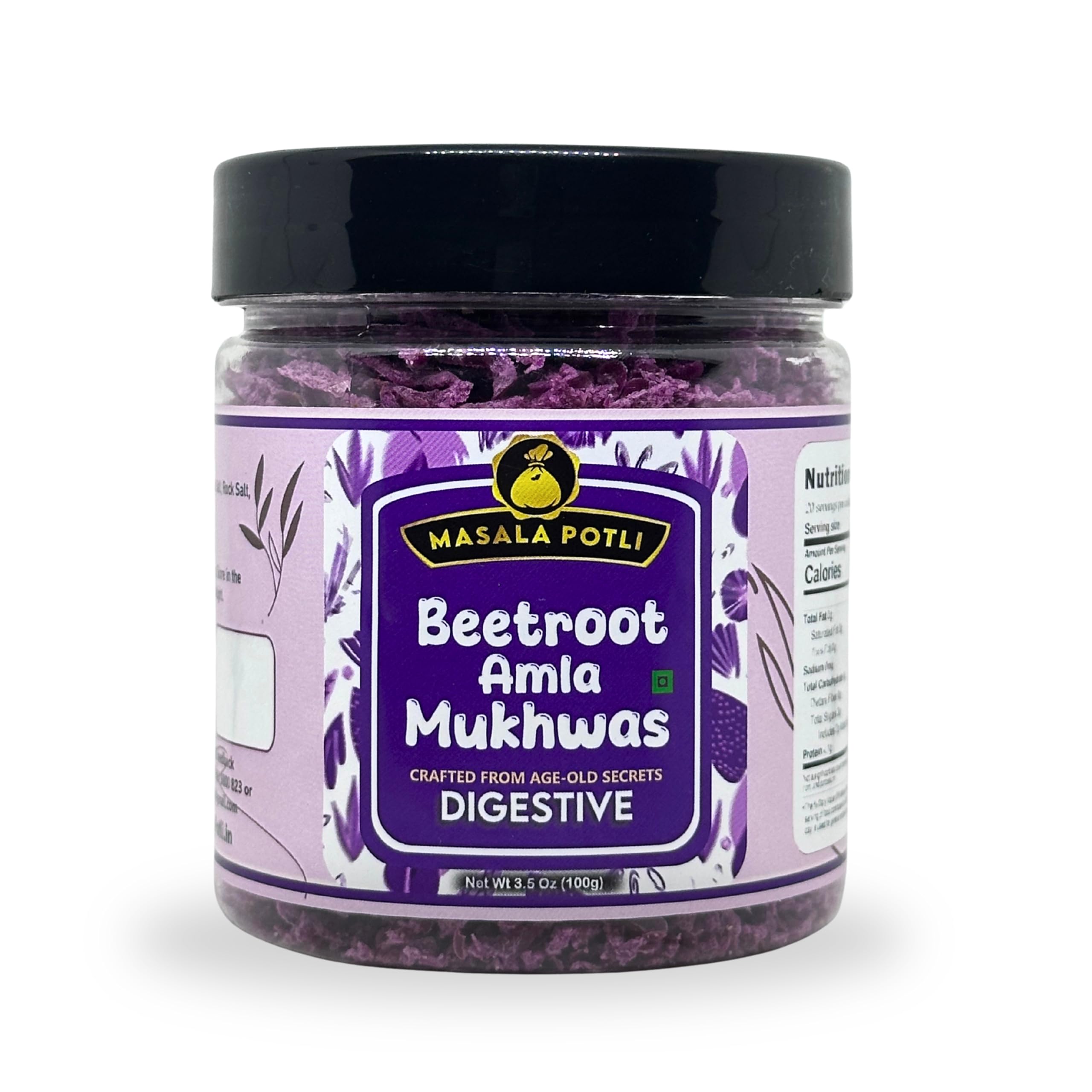 Amla Beetroot Mukhwas 100g | Made with Grated Beetroot & Amla | Digestive Mouth Freshener Candy | Rich in Vitamin C & Antioxidants | After Meal Mouth Freshener Mukhwas-image-22
