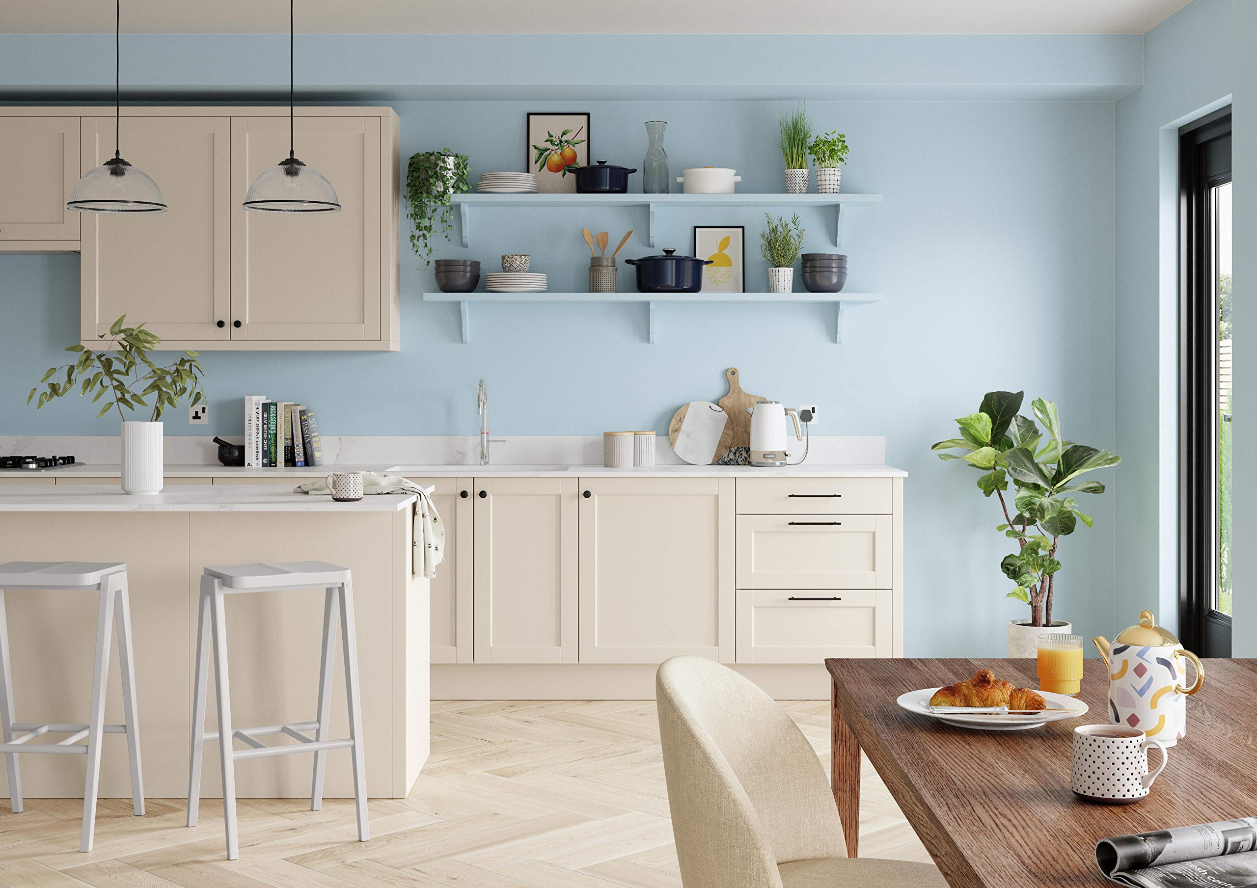 Dulux 500001 Easycare Bathroom Soft Sheen Emulsion Paint For Walls And