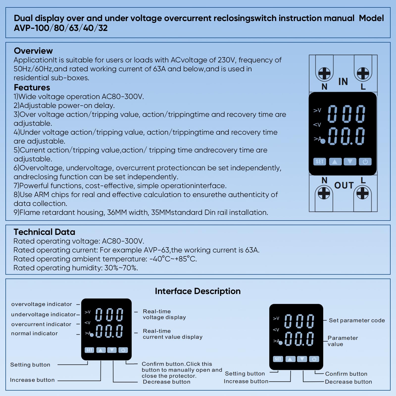 Quadro Portafusibili Parete, Quadro Distribuzione Parete IP65 Sezionatori AC 32A 16A 10A Quadro Distribuzione Dell'alimentazione Interruttore Automatico 63A Per Uso in Officina e Domestico