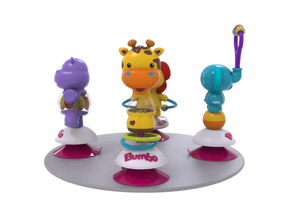 bumbo safari suction toys