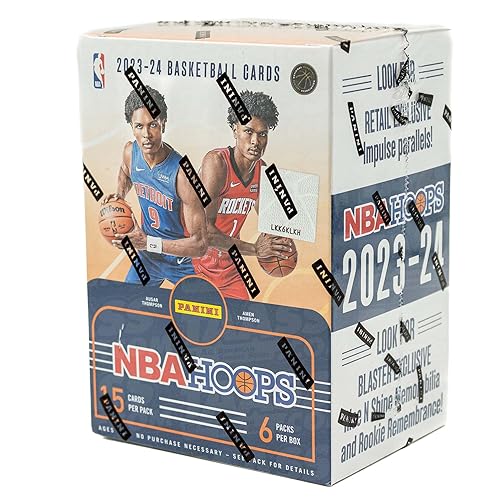 2023-24 Panini NBA Hoops Basketball Blaster Box - 90 Cards