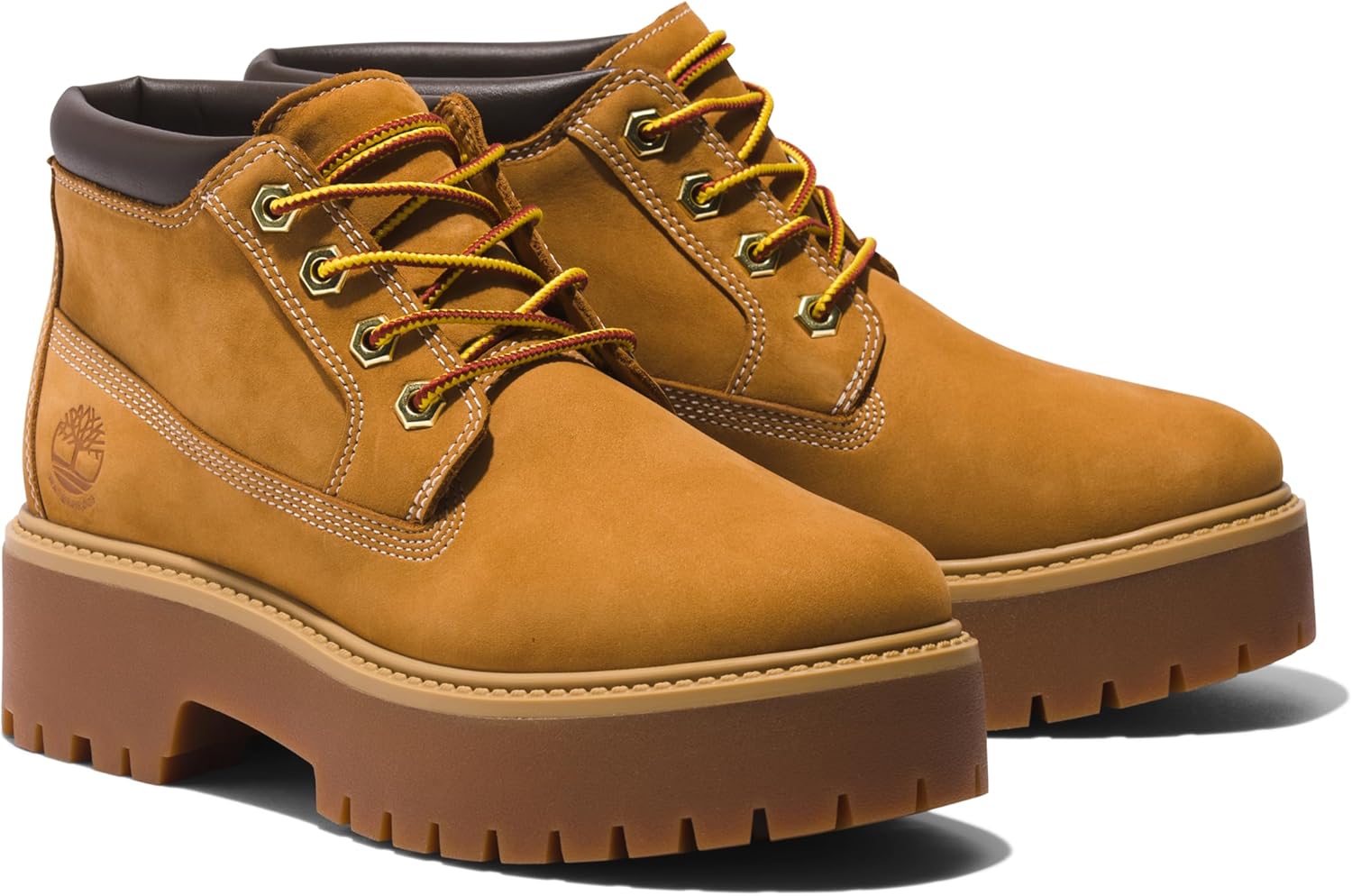 Timberland Women's Stone Street Waterproof Platform Chukka Boot