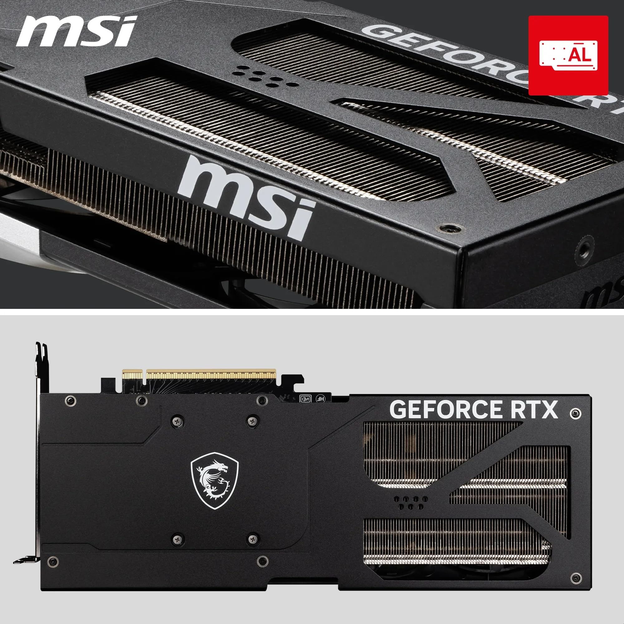MSI GeForce RTX 5080 Ventus 3X OC 16 Go GDDR7 Carte Graphique PCIe 5.0 Triple Ventilateur HDMI 2.1b DisplayPort 2.1b