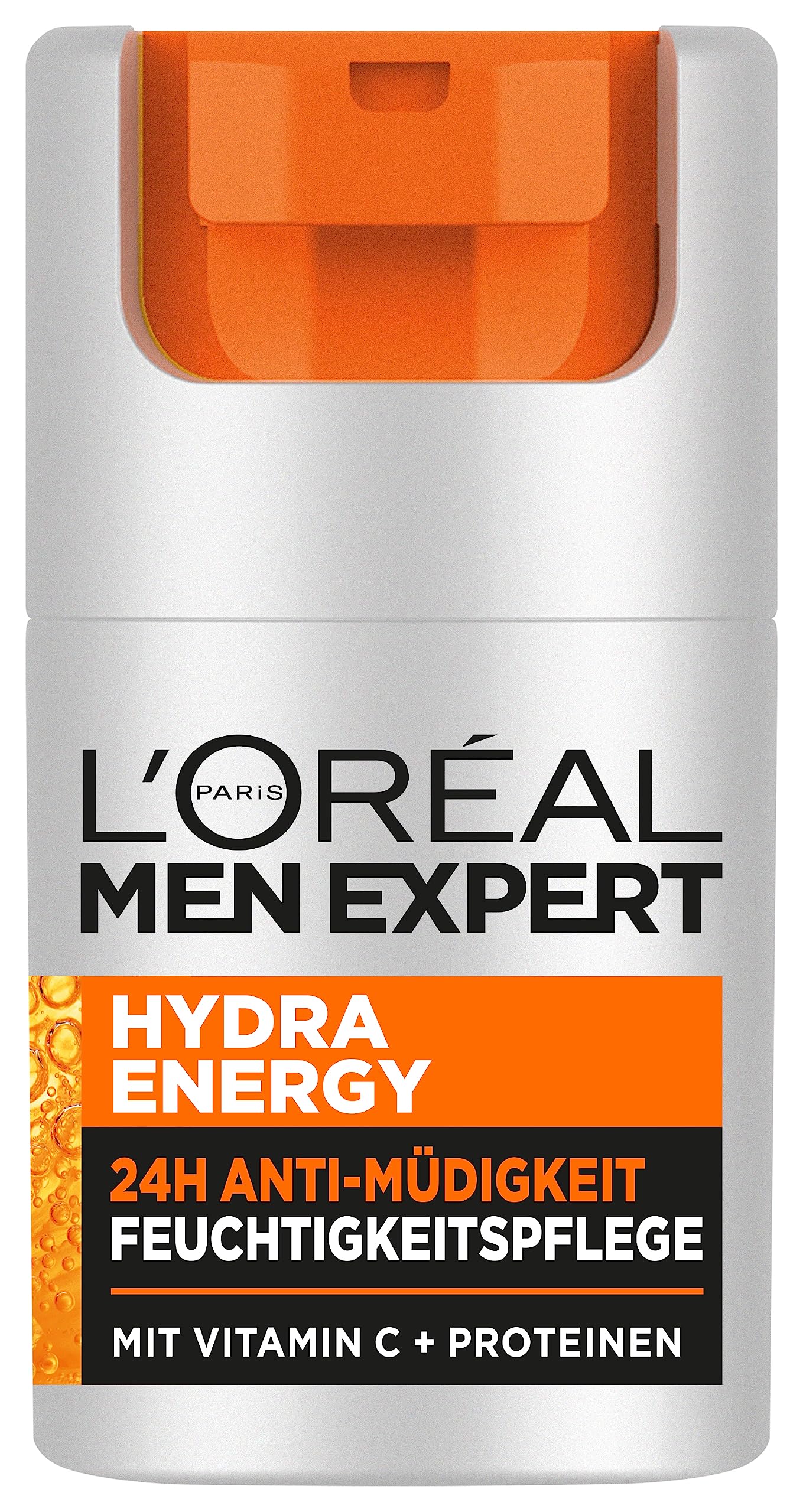 L'Oréal Paris Men Expert Hydra Energy 1 x 50 ml, zestaw upominkowy dla mężczyzn, żel pod prysznic, żel pod prysznic, do twarzy, ciała i włosów, 1 x 50 ml