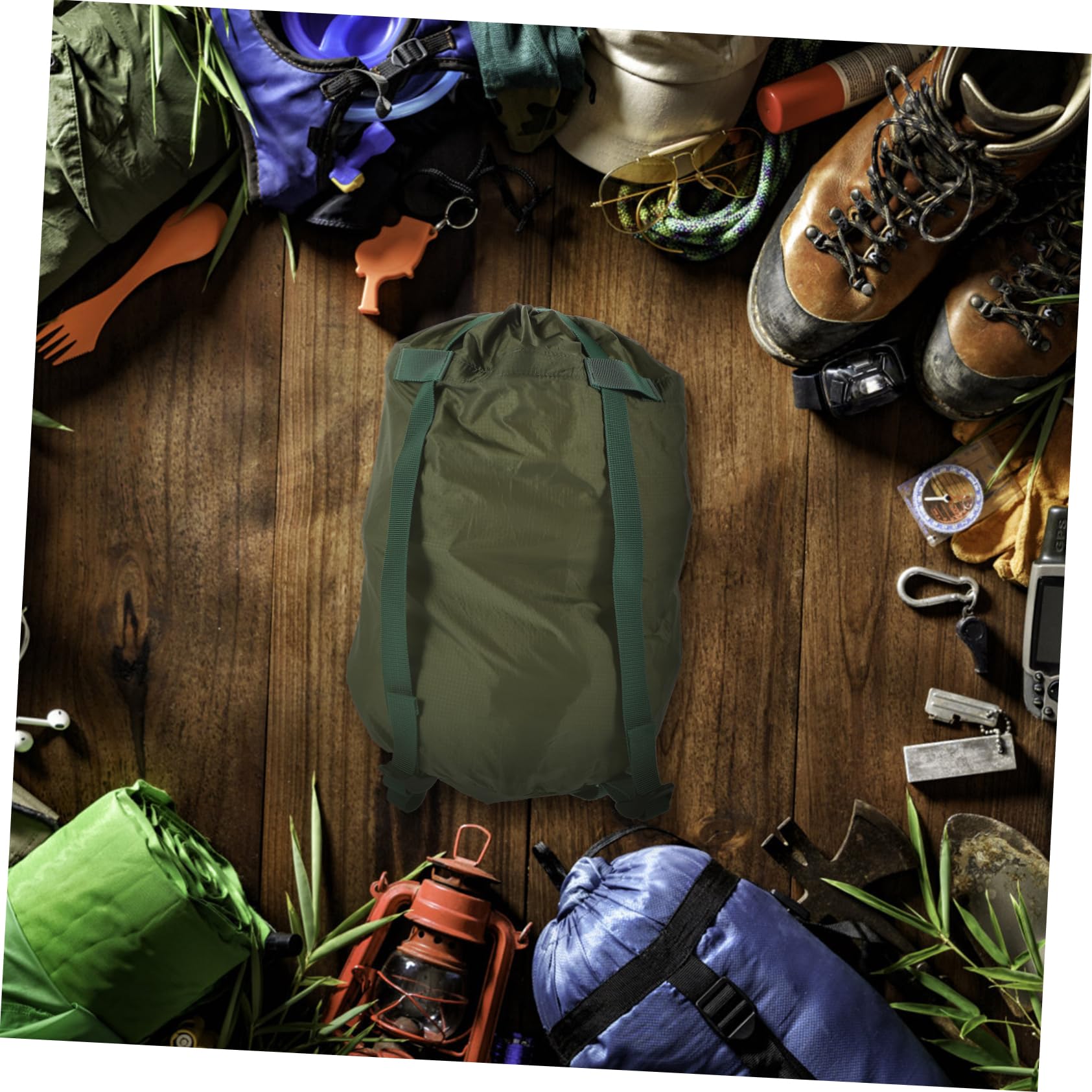 INOOMP 3pezzi Borsa Compressore per Sacco Pelo Sacco Organizzatore Leggero per Campeggio e Escursionismo per Trekking e Avventure Outdoor