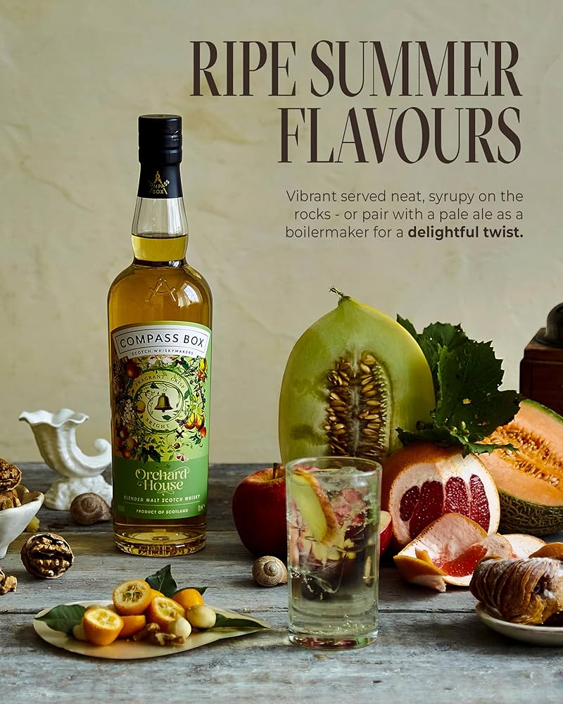 Compass Box Orchard House Blended Malt Scotch Whisky, 70cl