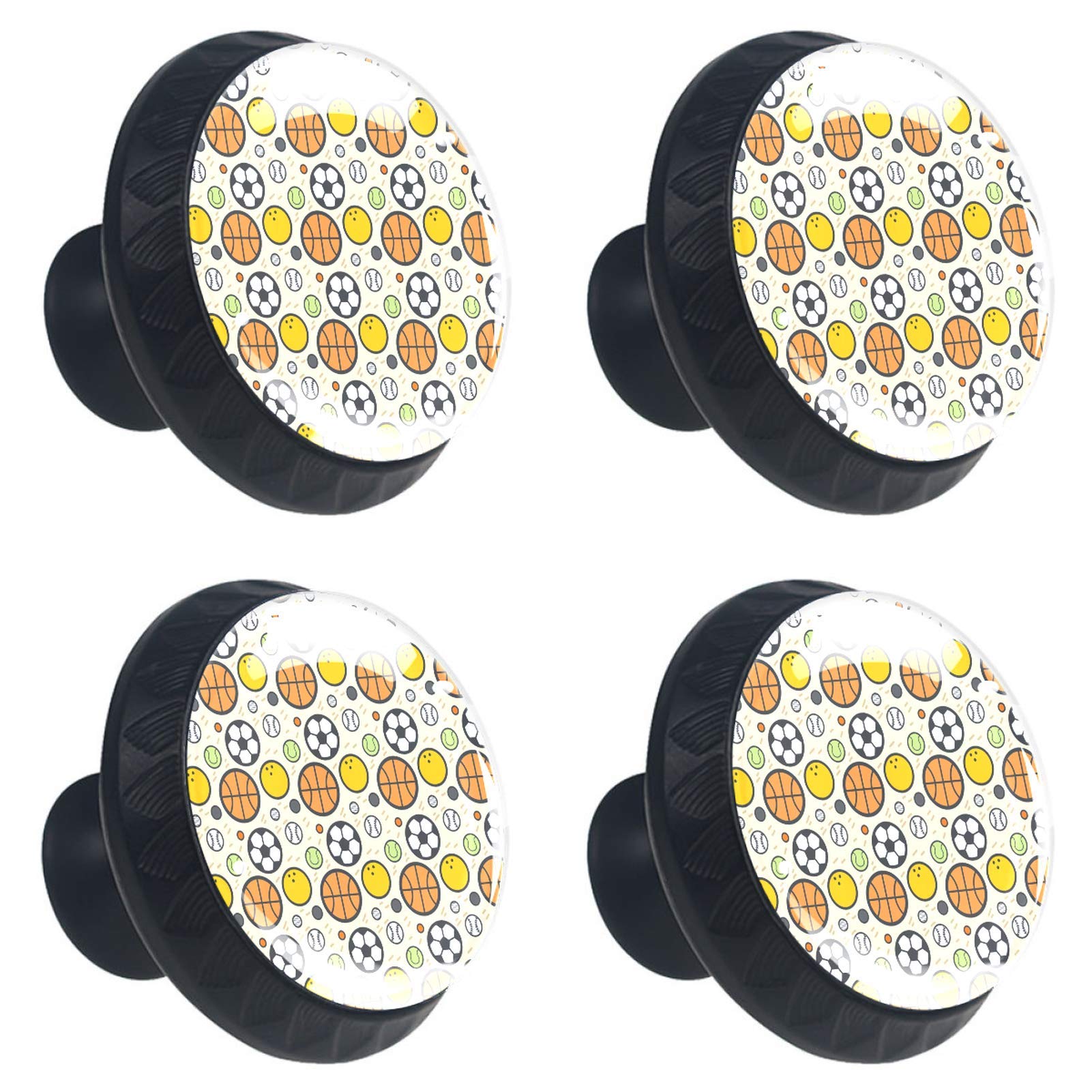 Boutons de porte ronds en verre pour remplacer vos poignées de meuble