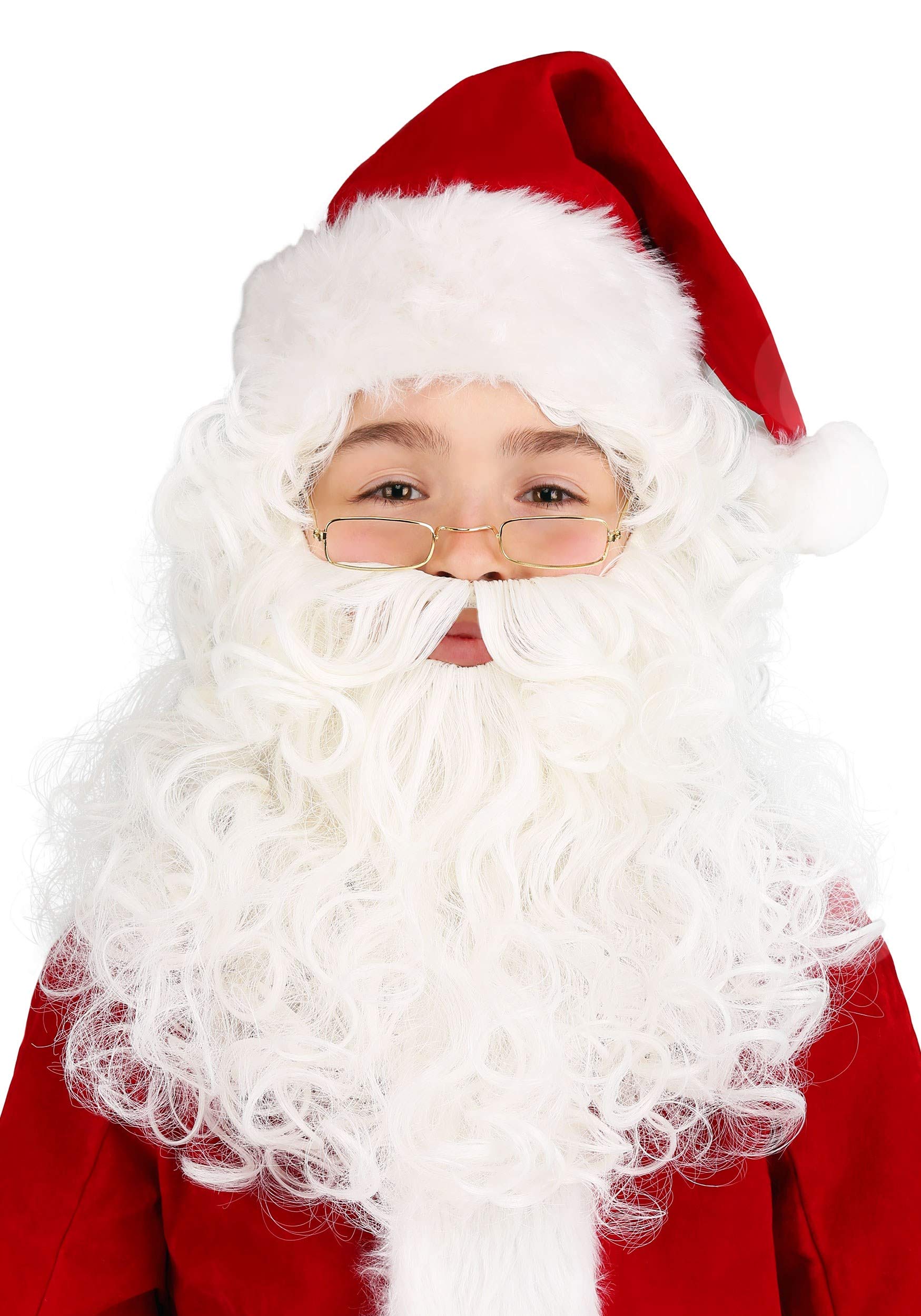 Peluca Y Barba De Papá Noel Infantil – Disfraz Navideño Para Niños De Fiestas Guirca