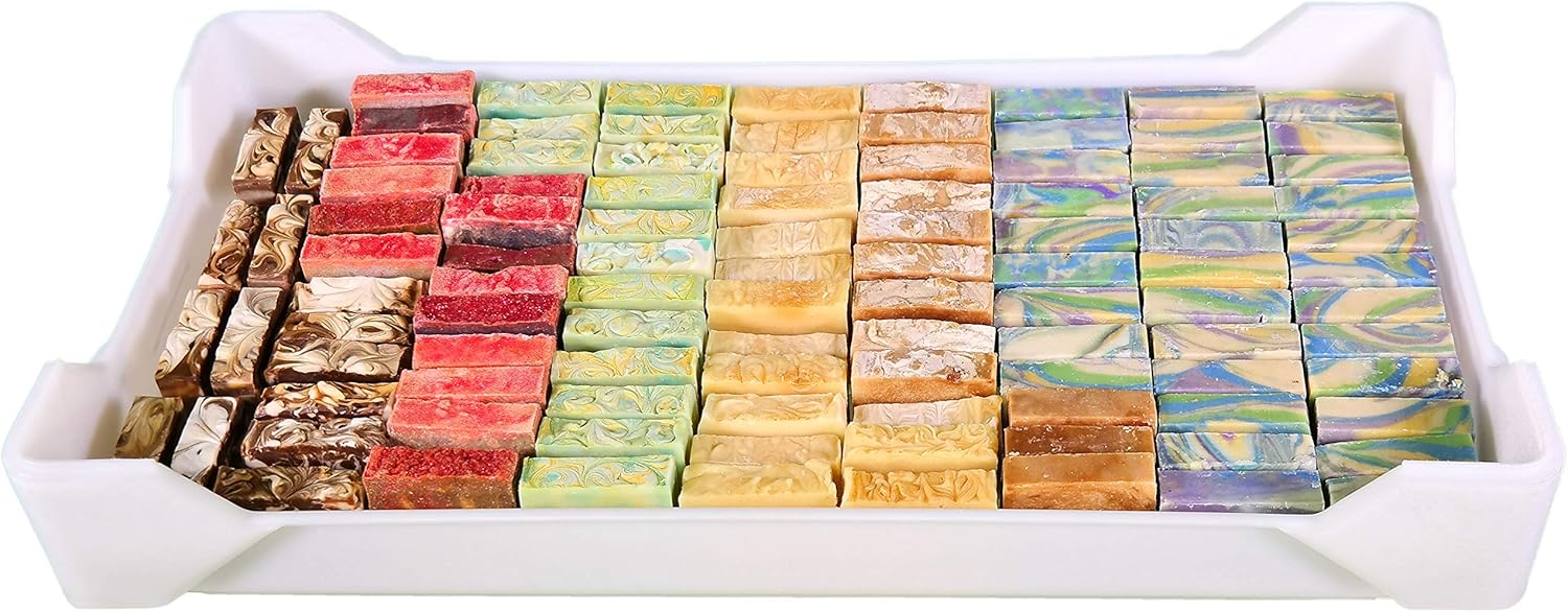 Drying Tray Stackable, each tray can hold up to 40 lbs of product (approx 100 bars of soap), NSF, Food Grade, able to withstand 180F sanitizing rinse