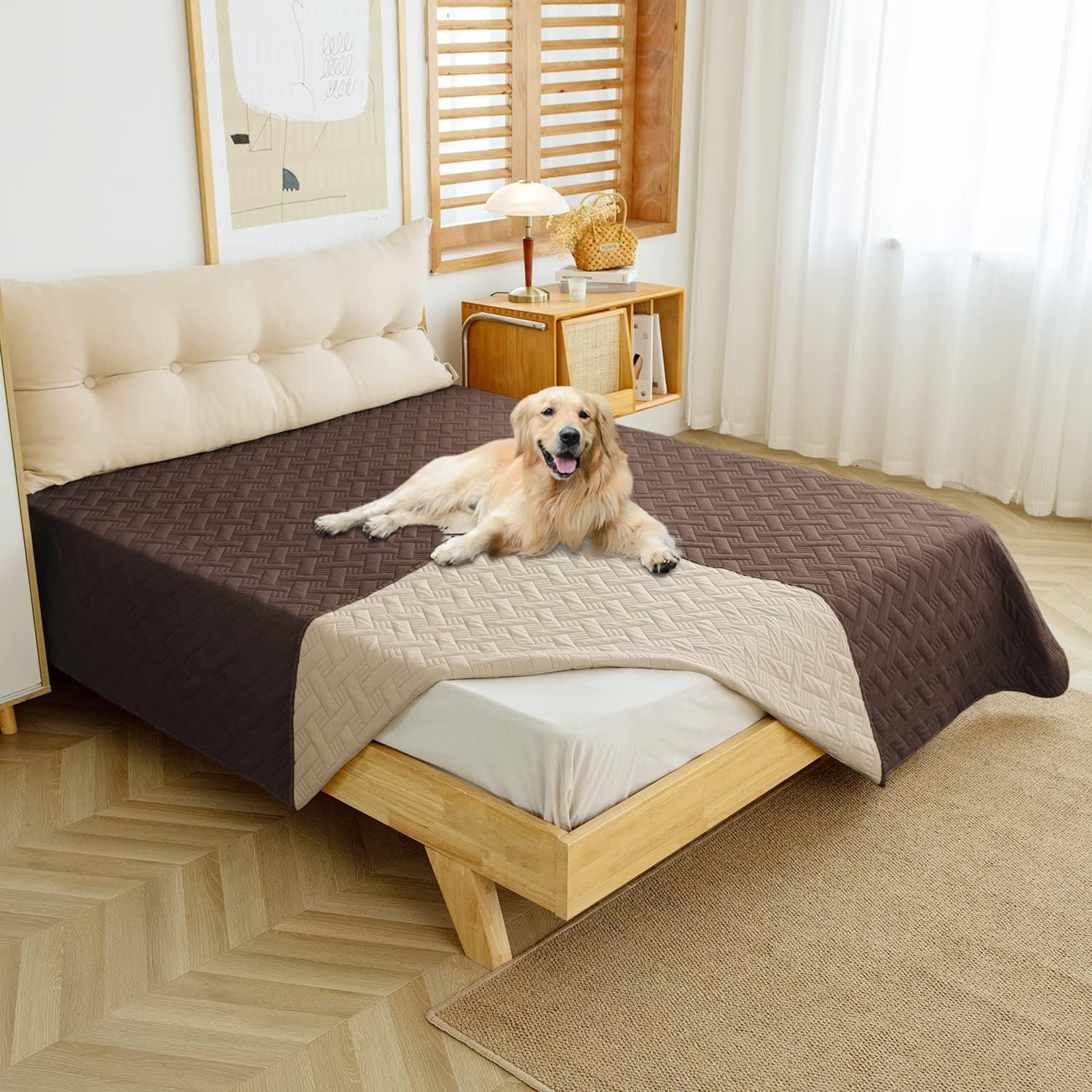 BOCTOPUG Dog Bed Cover for Pets Blankets Rug Pads for Couch