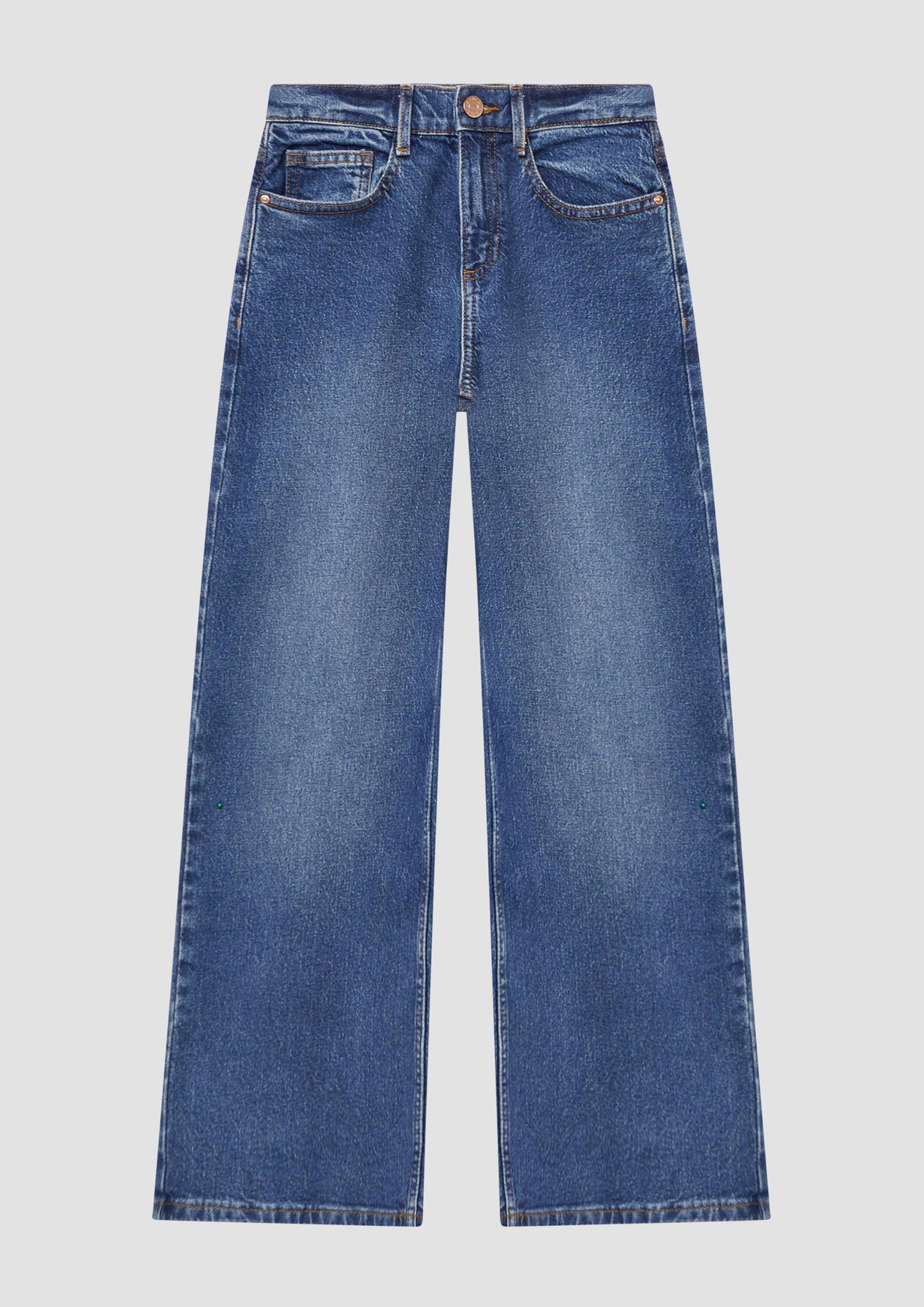s.Oliver Junior Jungen Jeans – Regular Fit, Wide Leg, Denim
