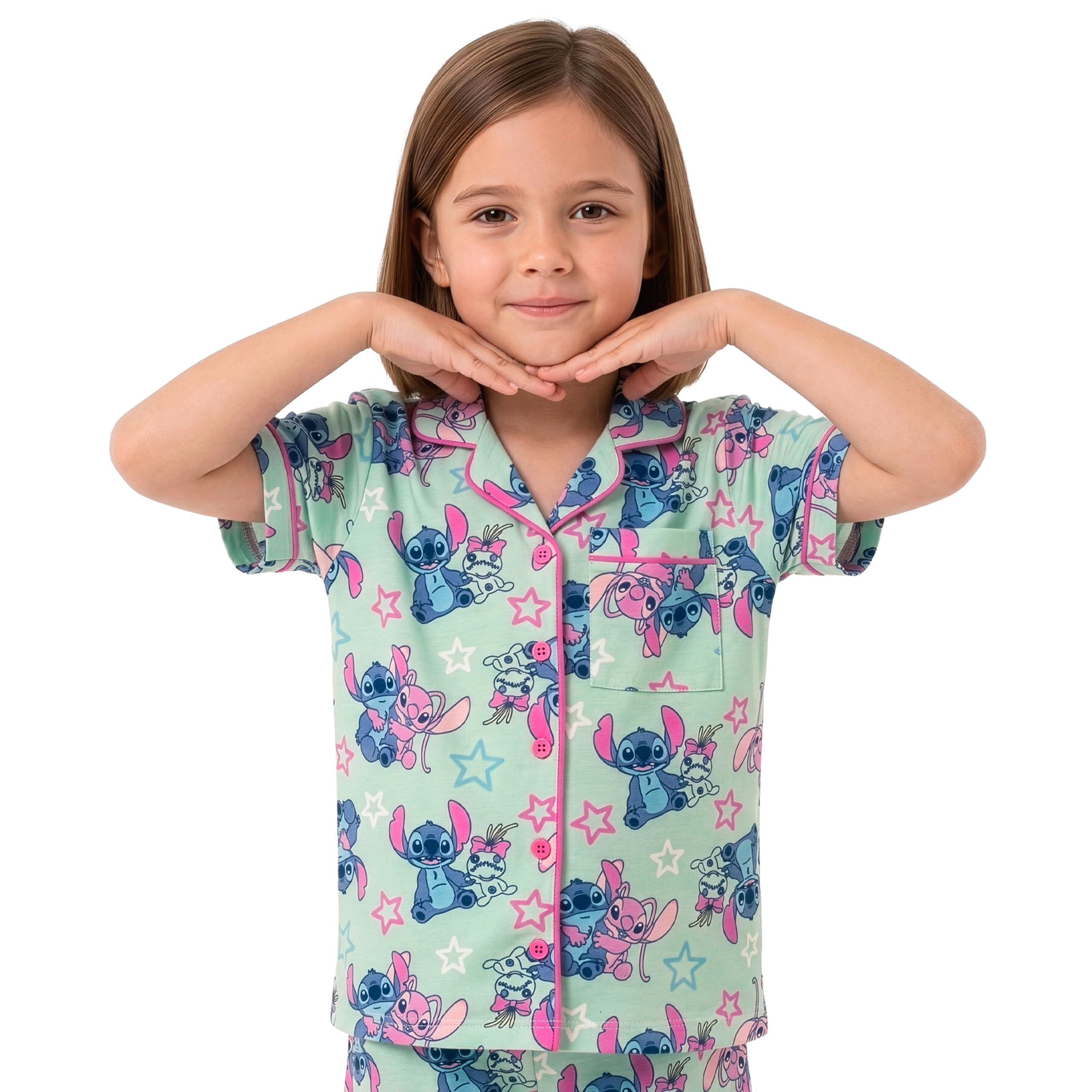 Disney Lilo & Stitch Piżama Dziewczęca, Piżama Angel i Stitch dla Dzieci