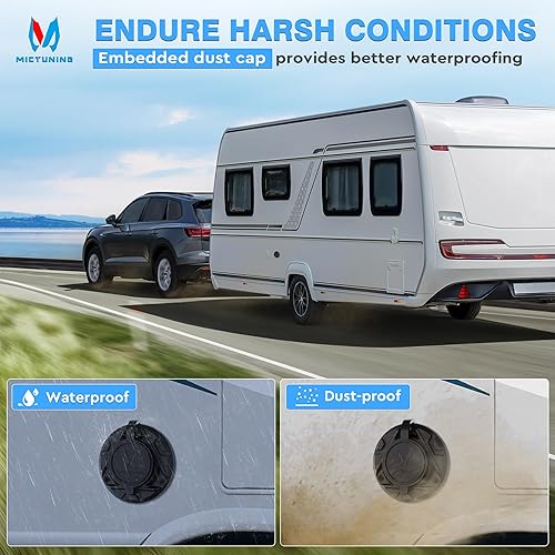 Miniatura 7 de MICTUNING Adaptador de cable SAE a USB de 31 A para motocicleta puerto de cargador USB dual para teléfono inteligente tableta GPS