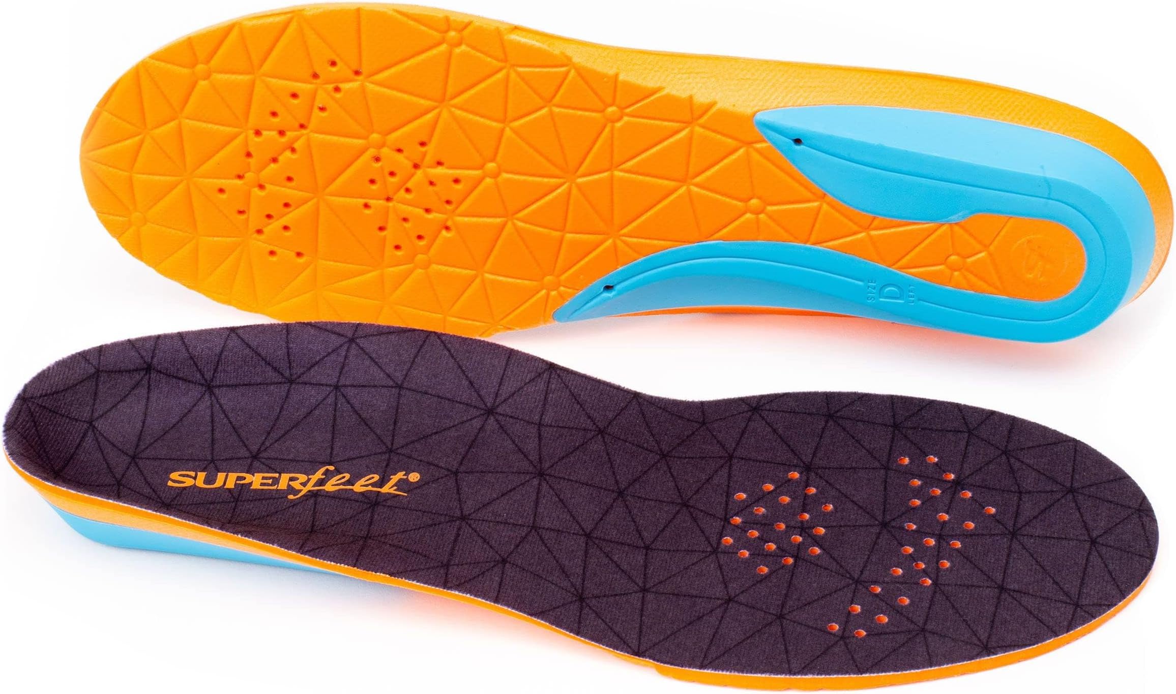 Superfeet - All-Purpose Cushion Insoles - Trim-To-Fit Foam Inserts - Medium Arch Support for Workout Shoes