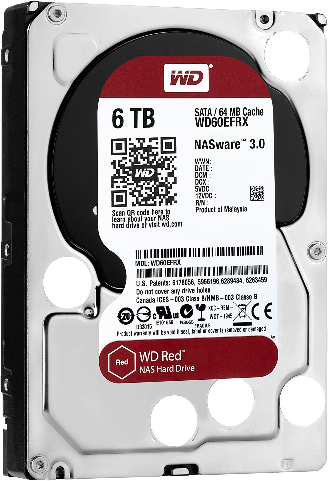 WD Red Plus NAS Festplatte 3 TB - Perfekt Für Home-Office Und NAS-Systeme