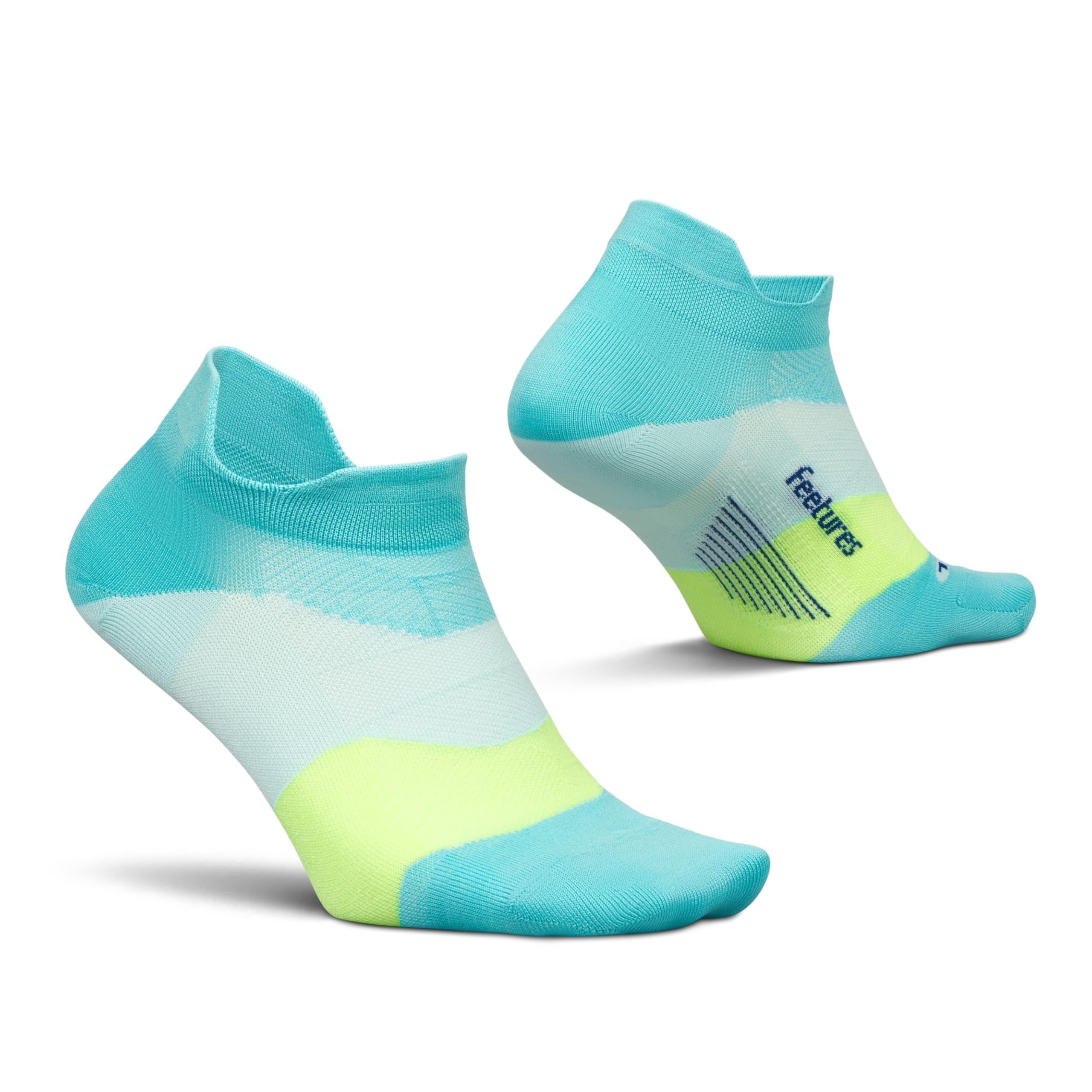 Feetures Elite Ultra Light No Show Tab Ankle Socks - Sport Sock with Targeted Compression