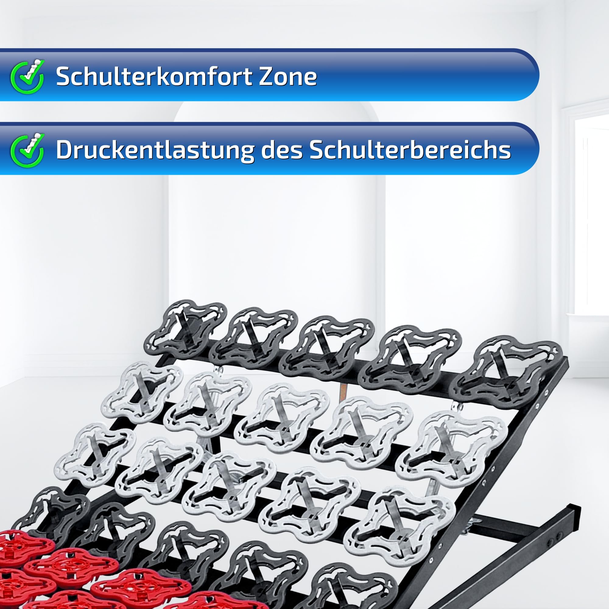Matratzen Perfekt Tellerlattenrost 90x200cm 12,5cm Hoch Verstellbar