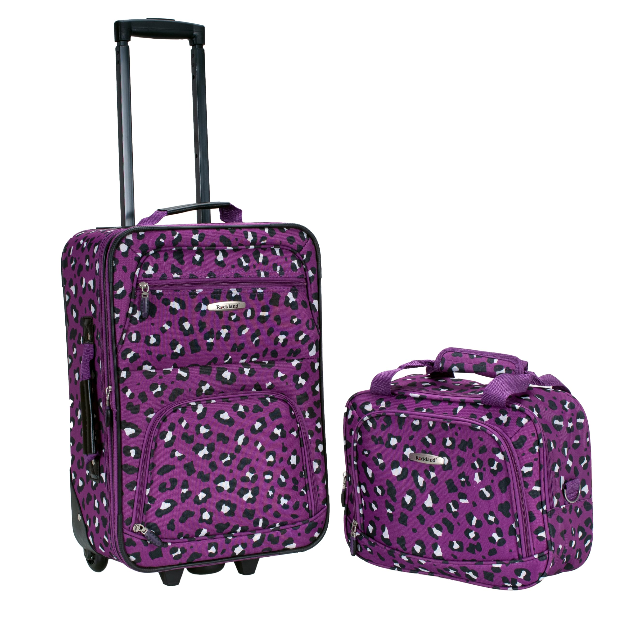Rockland Fashion Softside Upright Luggage Set, Color, One Size, Fashion Softside Upright Luggage Set