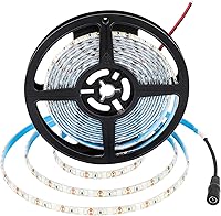 Vista 7 de Tiras de Luces LED Rojas Impermeables de 600 LEDs, SUPERNIGHT Tiras de Luces LED de 12 Voltios 16.4 Pies Iluminación de Cuerda LED para Barco