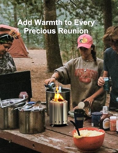 Miniatura 2 de Fogata de mesa de acero inoxidable de 6.9 pulgadas, perfecto para noches acogedoras para el hogar y el patio, chimenea de mesa sin humo con bolsa de