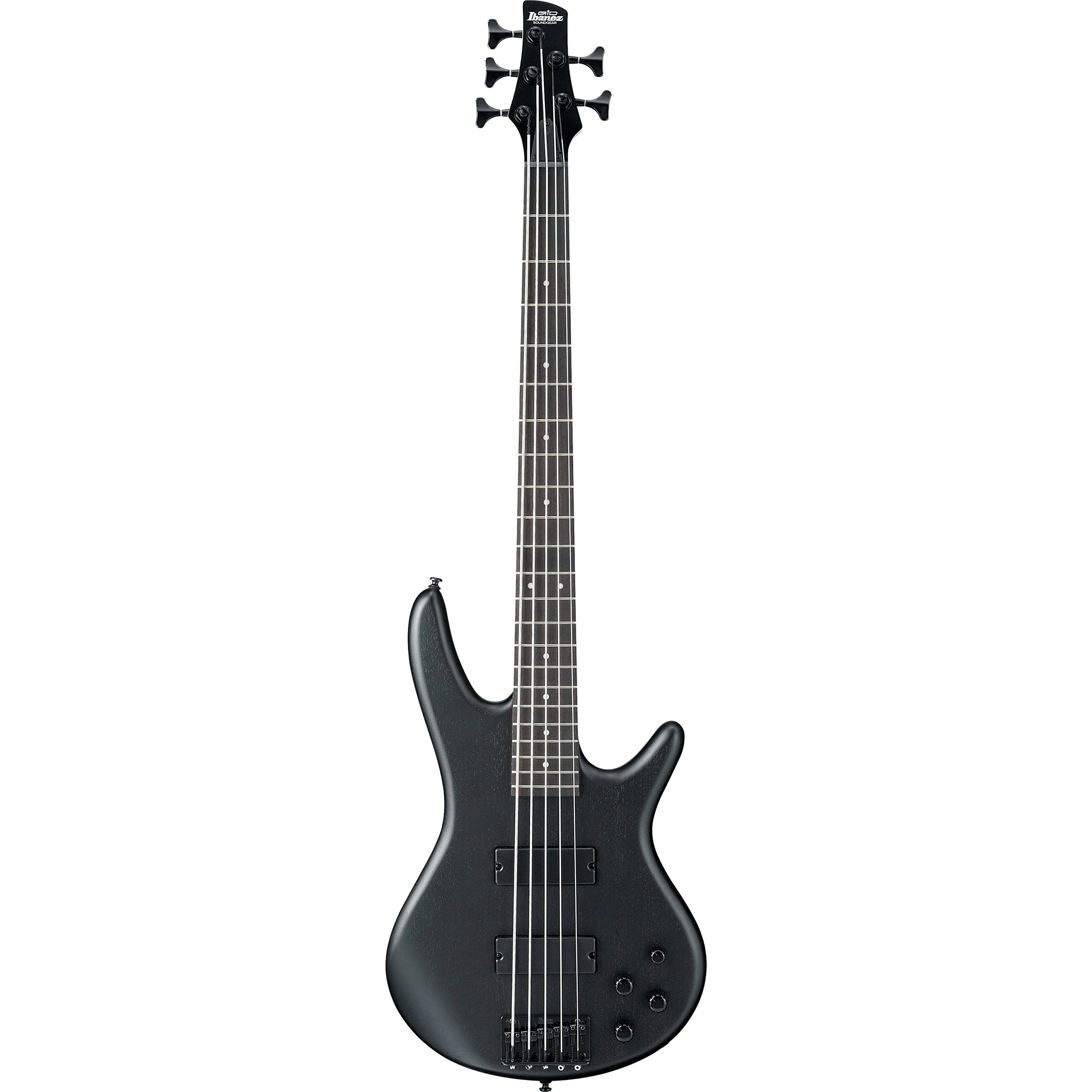 IBANEZ GIO Serie E-Bass 5 String - Weathered Black (GSR205B-WK), Volle Größe