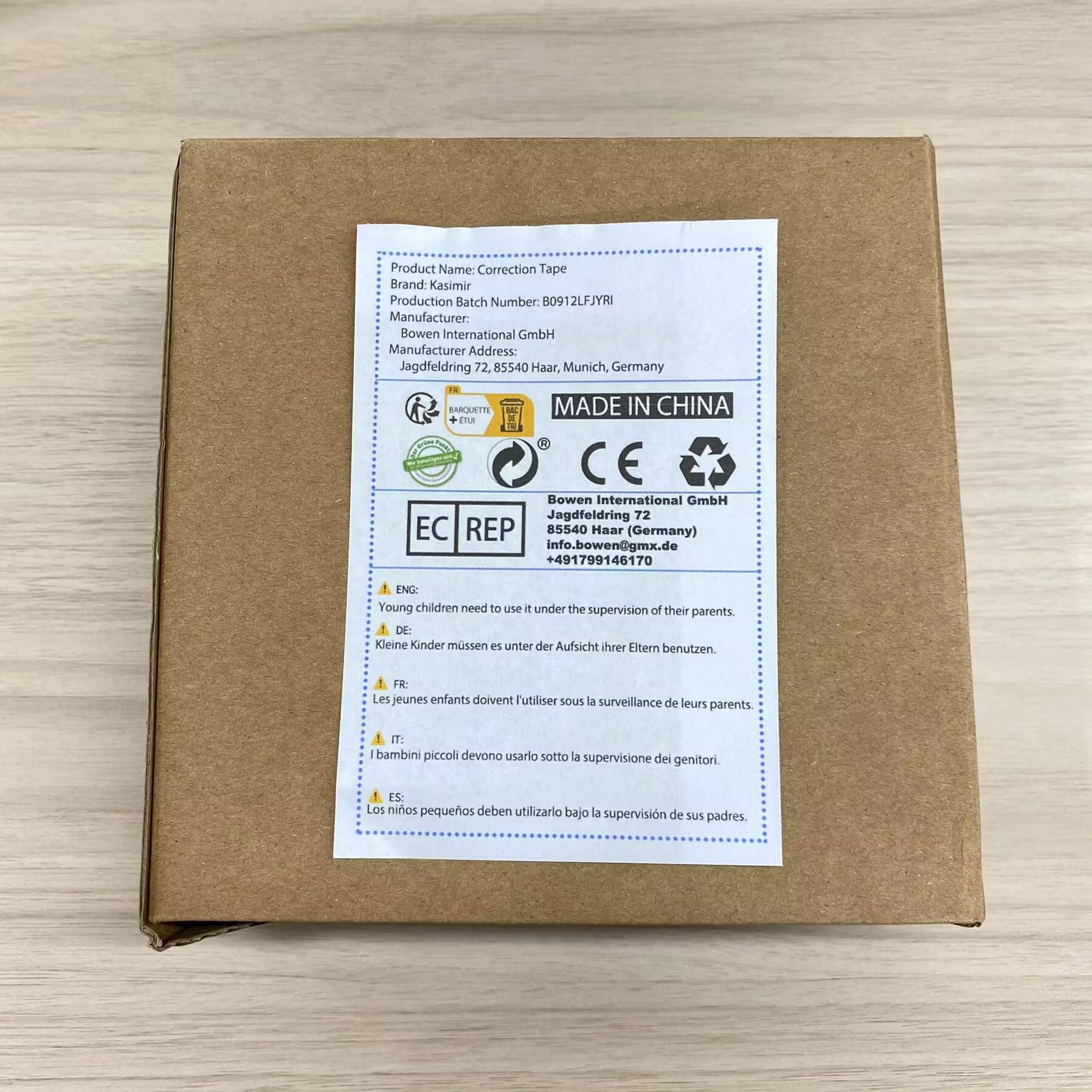 Nastro Correttivo Mini 12 Pezzi - 4m X 5mm, Per Scuola E Ufficio, 3 Colori (Verde, Blu, Arancione) - Foto 11