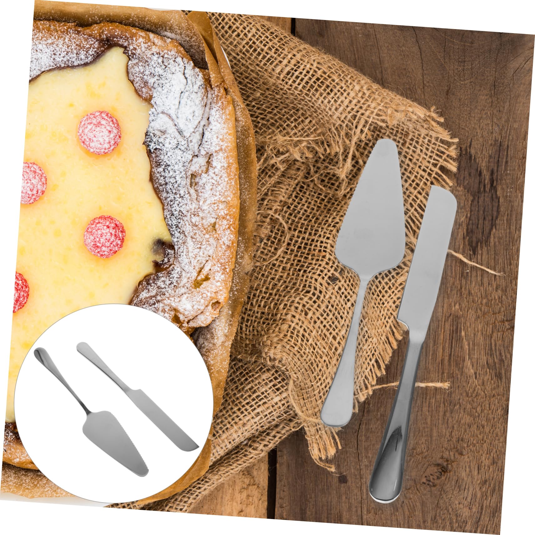 Ciieeo 4sätze Kuchenmesser Und Tortenheber Set Hochwertiges Teiliges Backzubehör Für Präzises Schneiden Und Servieren Von Torten Kuchen Und Pizzen Für Feiern Und Hochzeiten