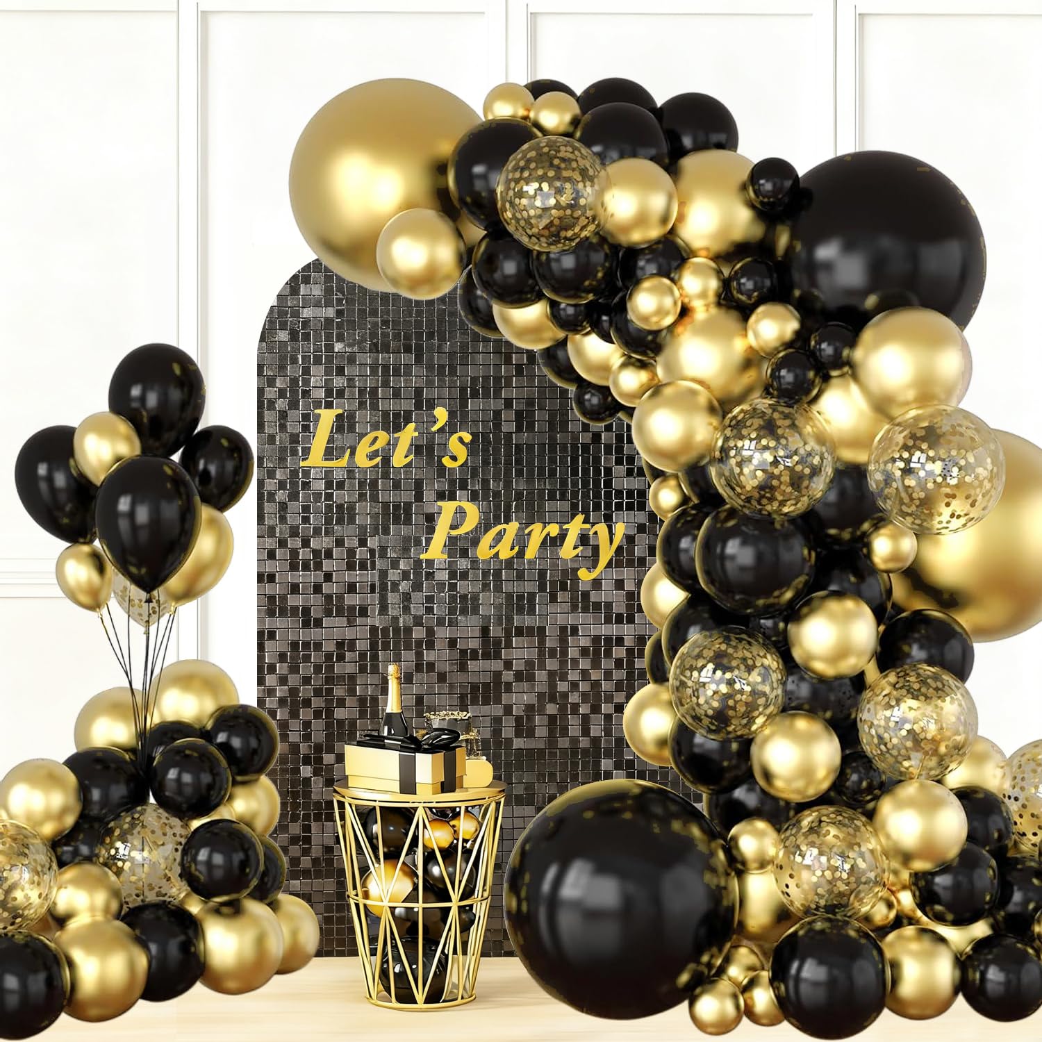Blue Yellow Balloon Arch Kit, 110Pcs Blue and Yellow White Balloon Garland