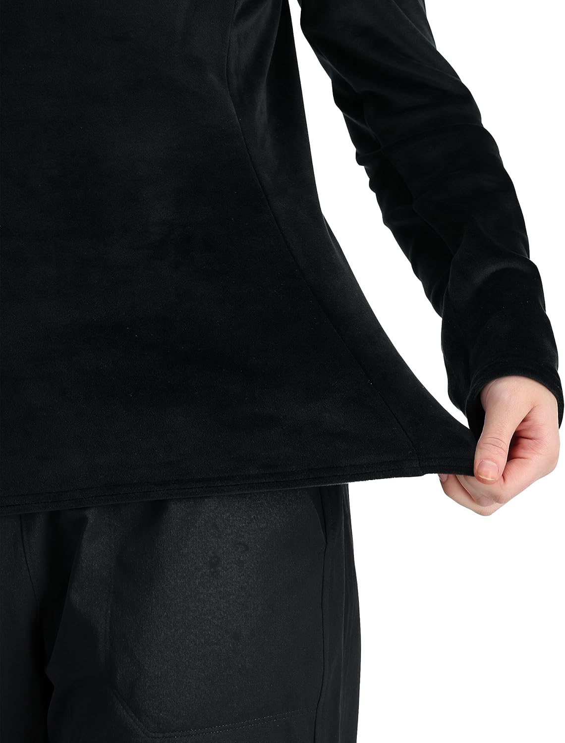 Spyder Women's Shimmer Bug Half Zip T-Neck Ski Base Layer - Image 3