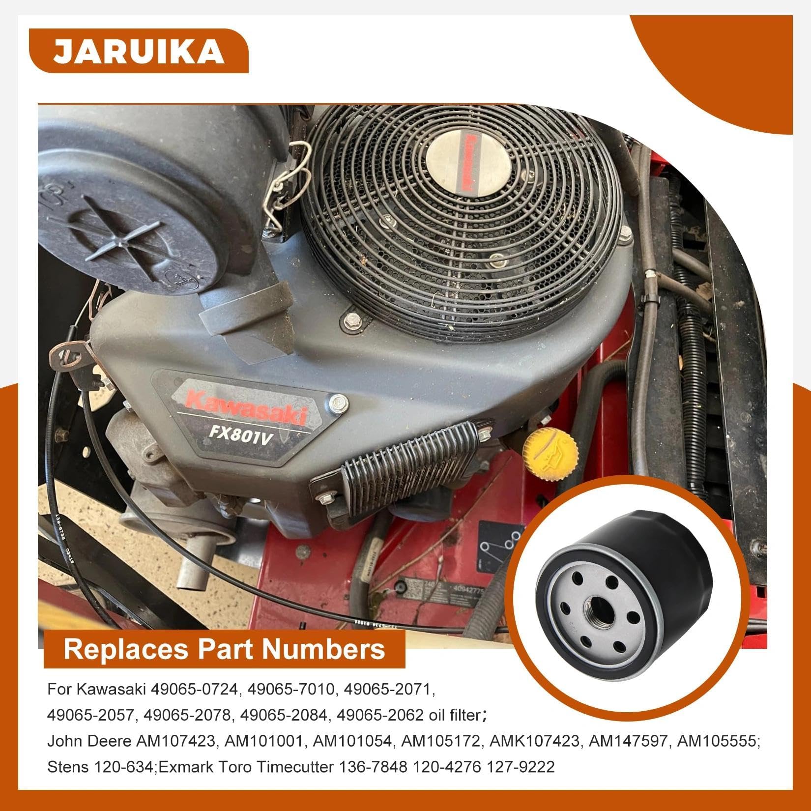 Amazon.com : Jaruika 49065-0724 Oil Filter Replacement for