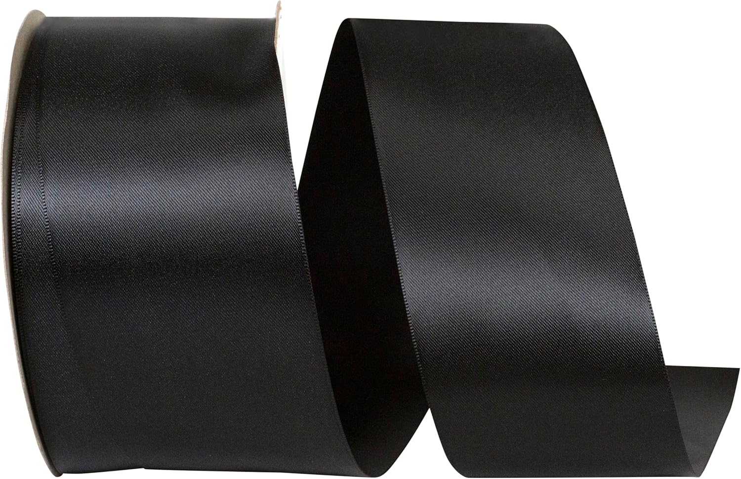 Reliant Ribbon 4950-031-40K Double Face Satin Ribbon, 2-1/2 Inch X 50 Yards, Black