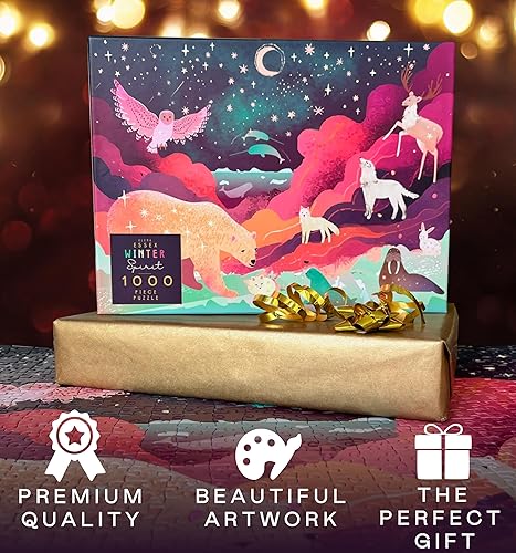 Miniatura 5 de Elena Essex Rompecabezas navideño  Espíritu invernal  Rompecabezas para adultos de 1000 piezas  Rompecabezas  Rompecabezas de 1000 piezas de