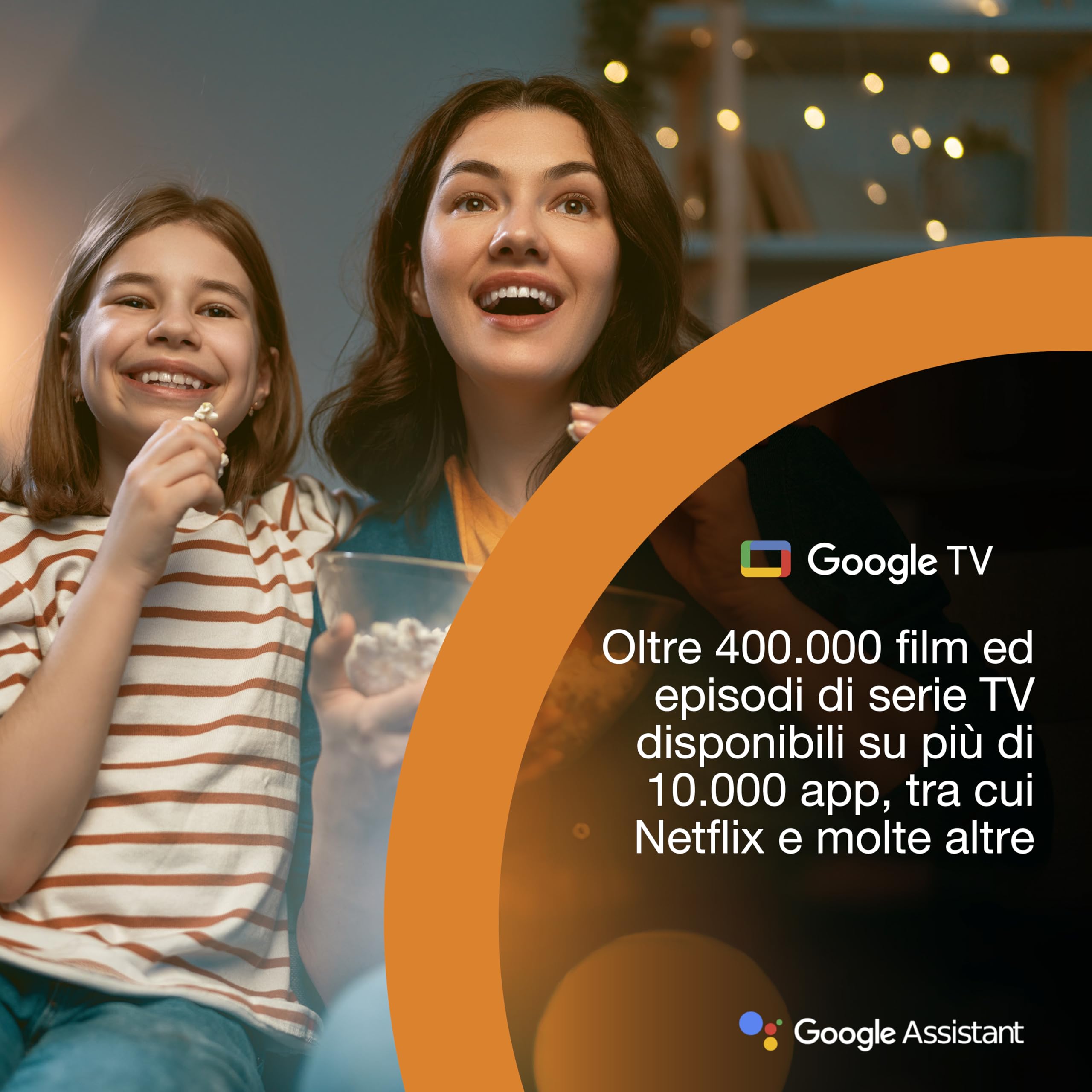 Epson Lifestudio Grand EH-LS670B | Videoproiettore TV laser ottica ultra-corta | Home Cinema 4K PRO‐UHD | 3.600 lumen | Imaging IA | Sound by BOSE | Google TV | Display 120” | Garanzia 5 anni | Nero