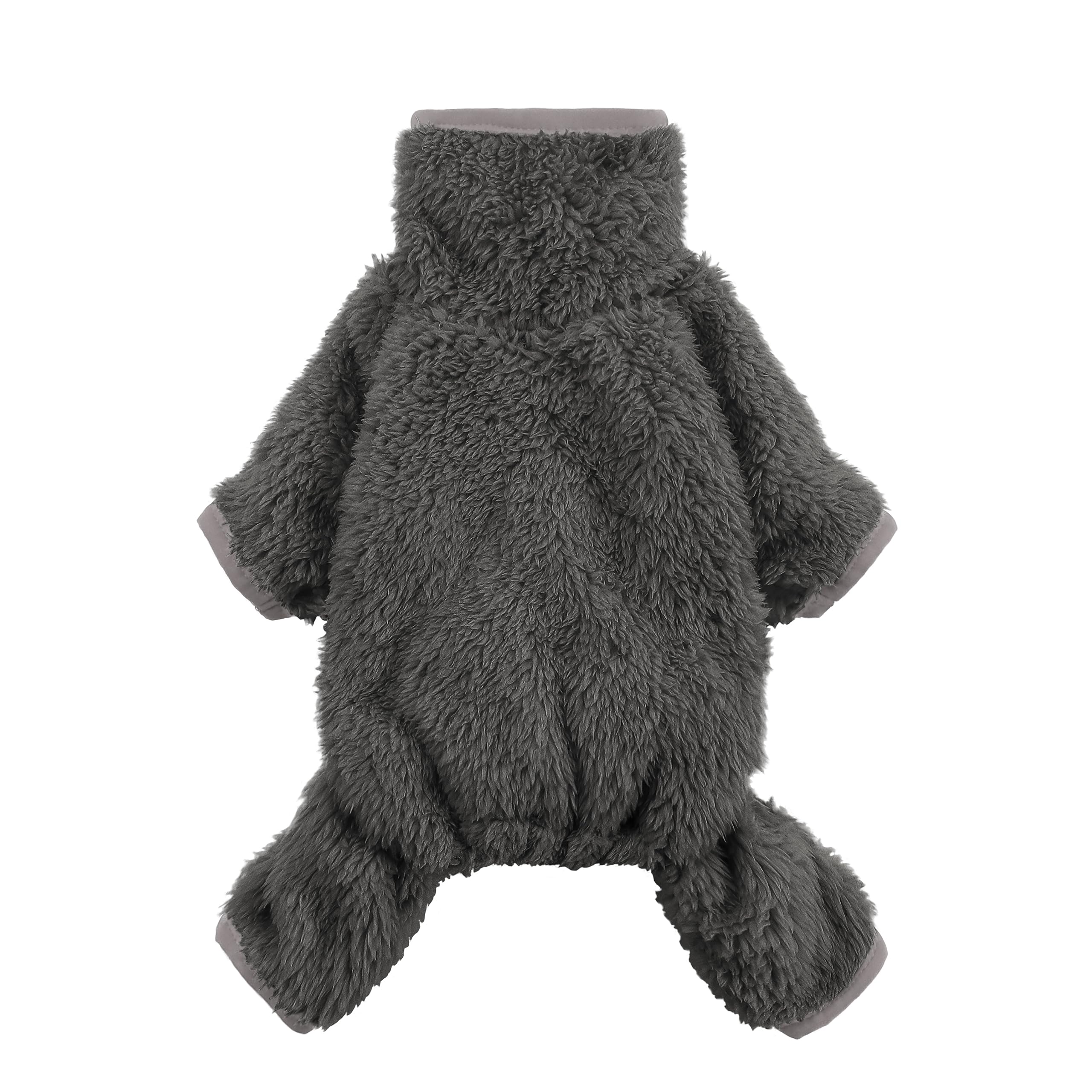 Pijama de forro polar para perro ideal para noches de invierno