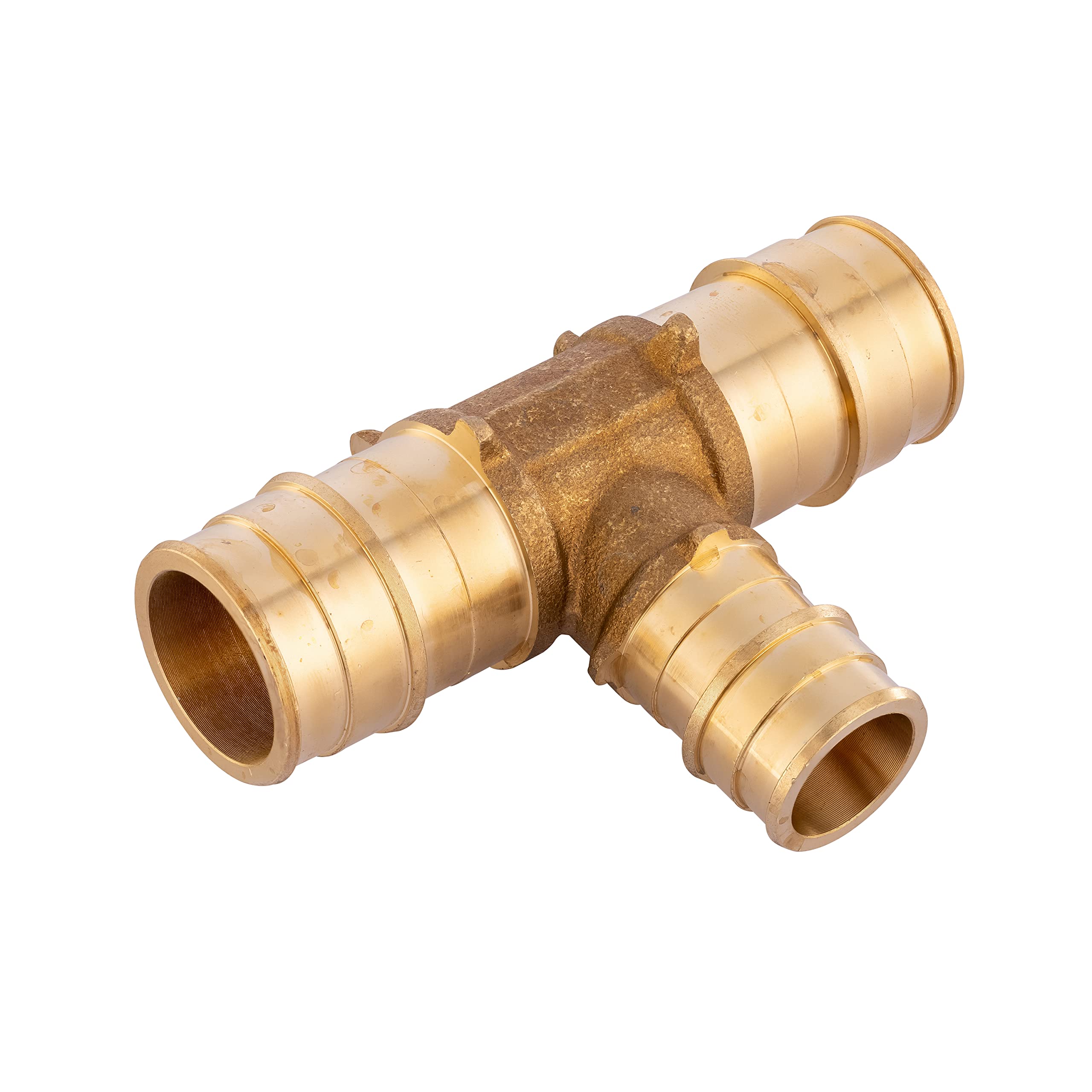 EFIELD Pex A - Juego de 5 accesorios de latón de expansión de flujo completo de 1 x 1 x 3/4 pulgadas, ASTM F1960 (1 x 1 x 3/4 pulgadas)
