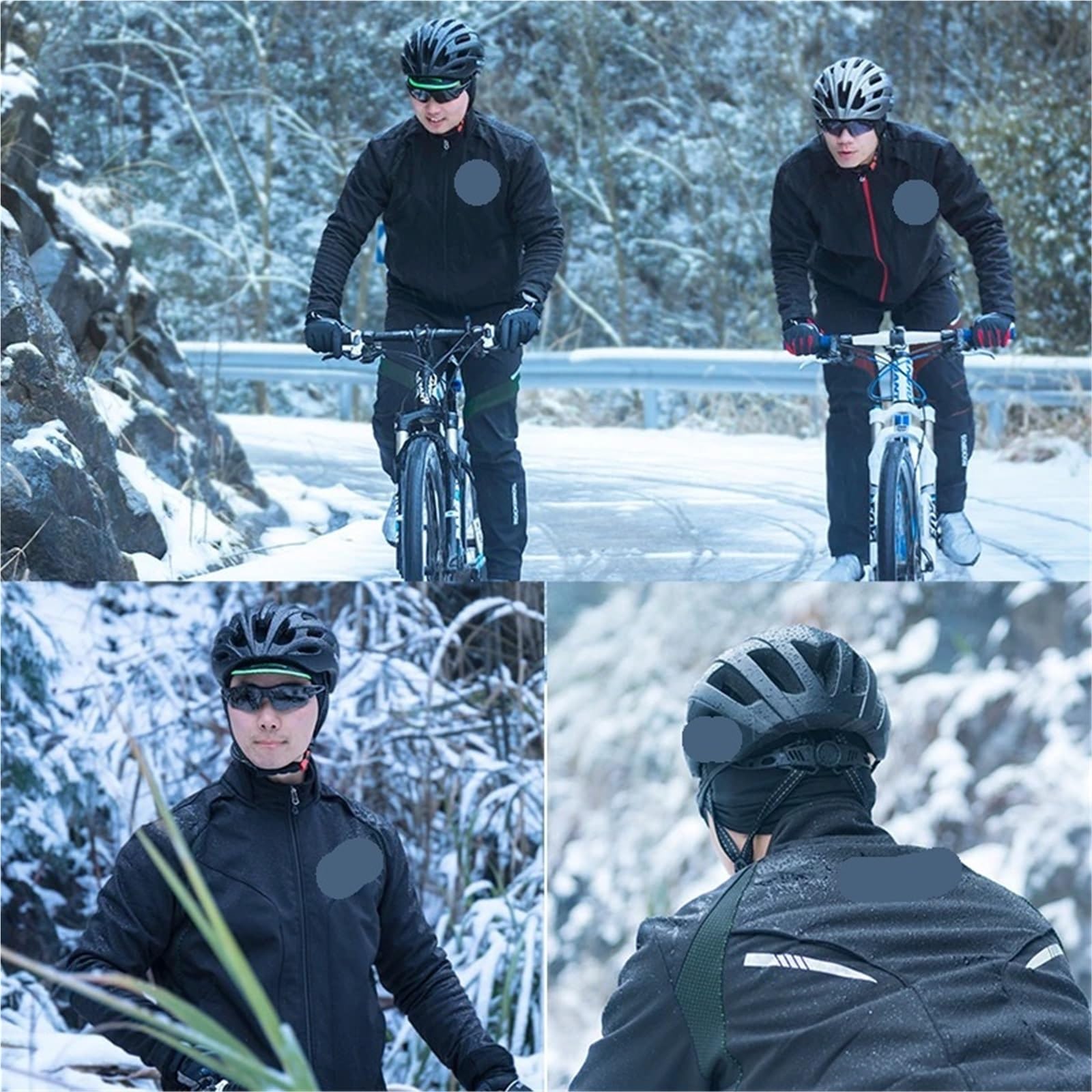 2Pcs Ski Maske Winter Gesicht Atmungsaktive Radfahren Schal Running Training Outdoor Sport Warm Winderproof Bike Ausrüstung Für Outdoor Sports