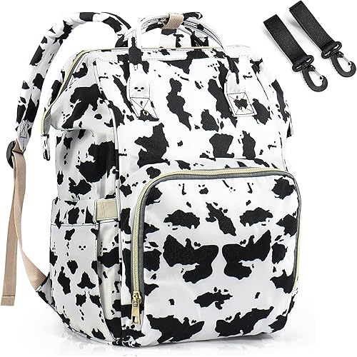 Mochila para pañales para mamá y papá, bolsas cambiadoras de bebé impermeables multifuncionales, mochila grande para pañales