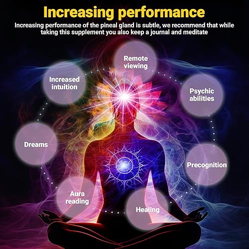 Miniatura 2 de Suplemento de activación de la glándula pineal - Apoya la descalcificación, el despertar del tercer ojo, la intuición y la claridad mental - 100