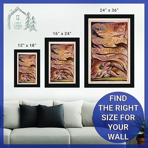 Miniatura 6 de Póster de arte de pared con canciones de inocencia y experiencia de William Blake, impresión sin marco, pósters, imágenes e impresiones para el