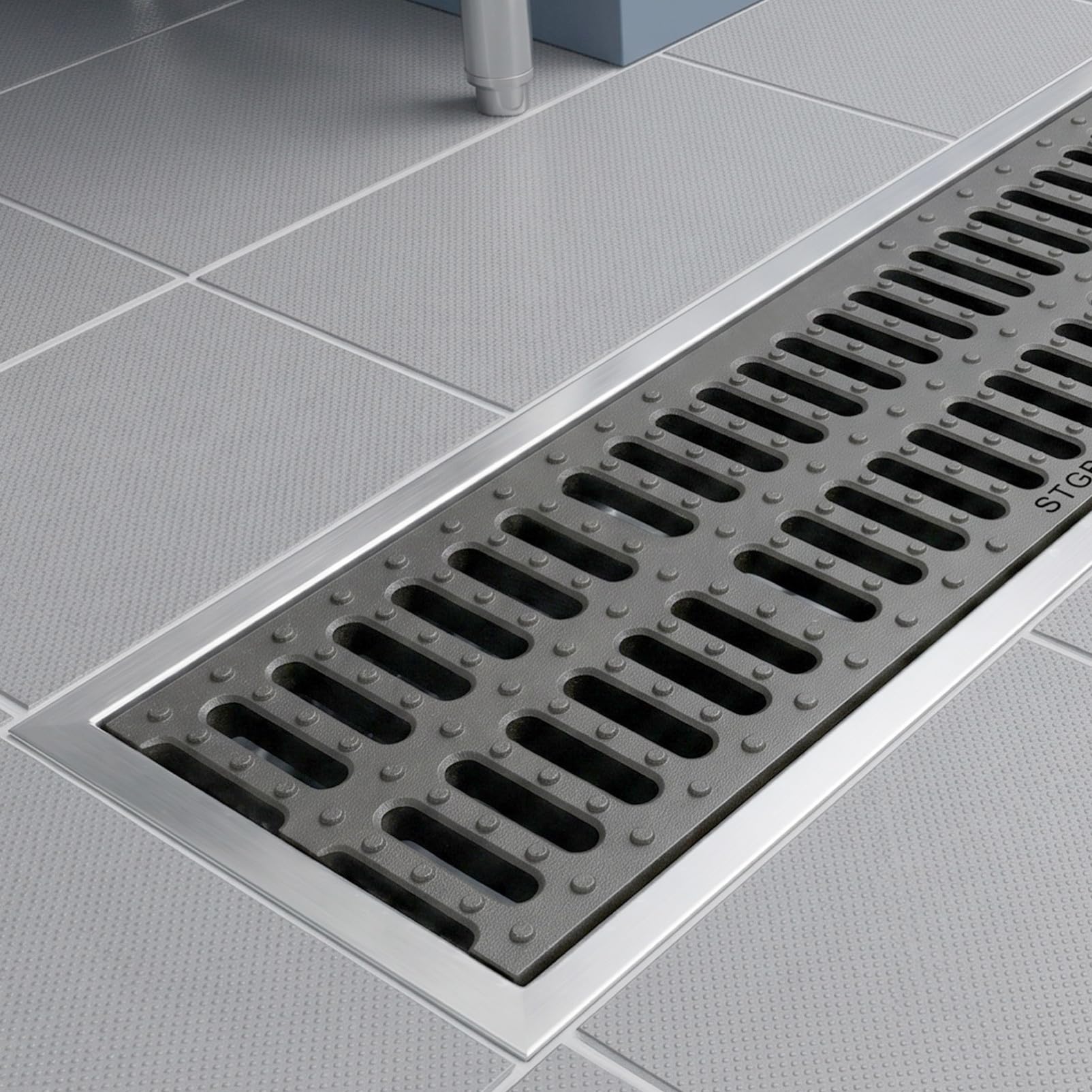 Holibanna Copertura per Scarico Drenaggio Resistente Antiscivolo per Esterni Adatta per Patii Nero Design Innovativo per Prevenire Intasamenti