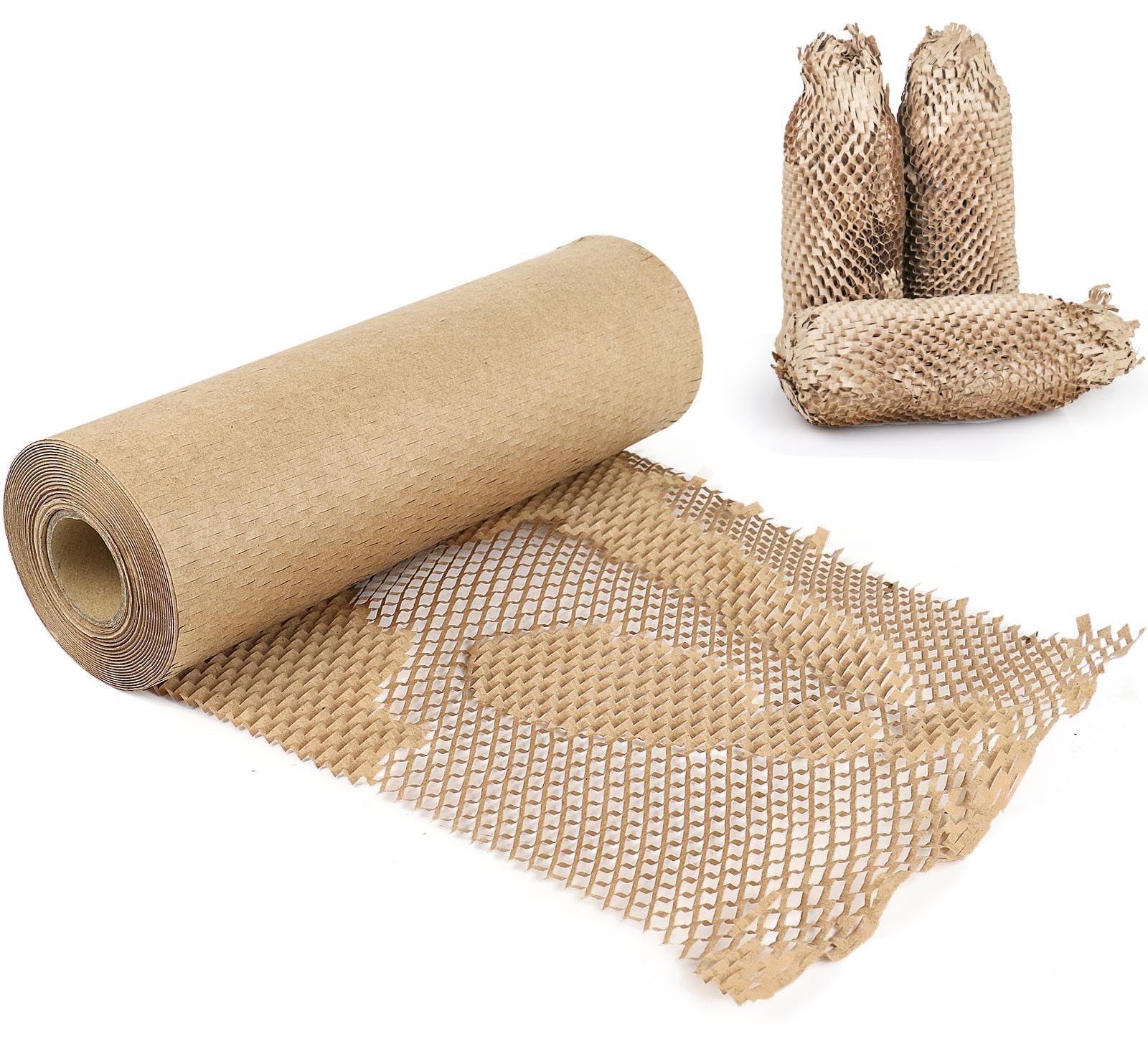 Kraft Bruin Inpakpapier Blauw 60gram 30cm x 250meter Krabbendam Kadoverpakking