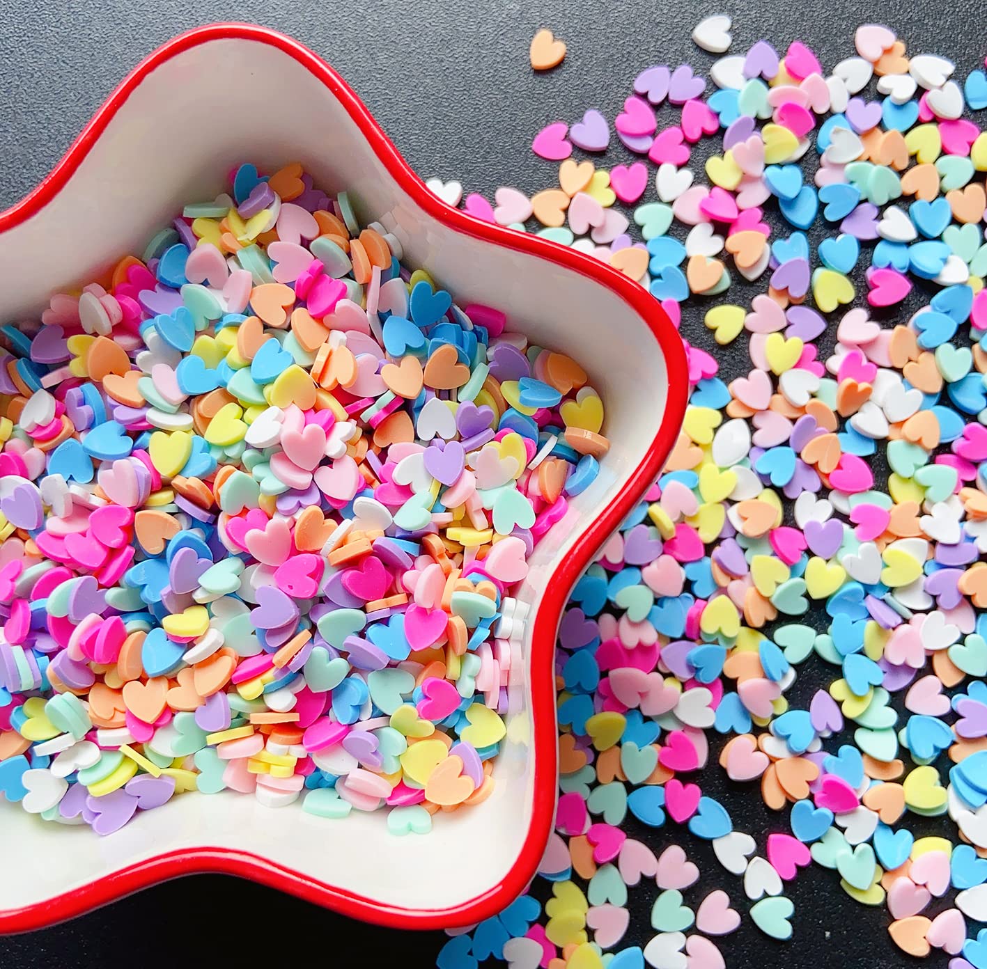 50g Fake Sprinkles For Resin & Crafts – Polymer Clay Slices, Nail Art, DIY Decor (Long Purple)