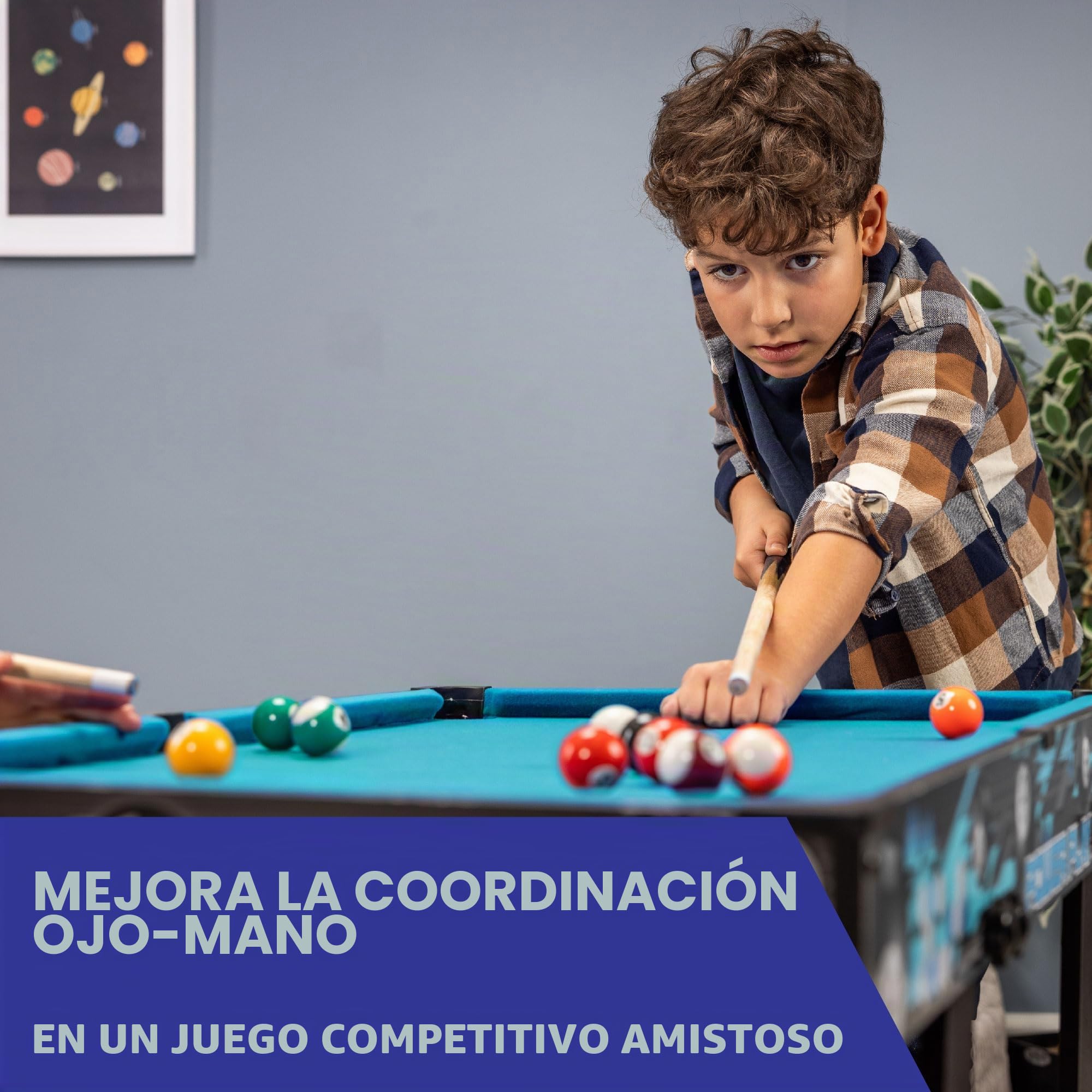Powerplay 3ft Pool Table, Mini Table Pool Game for Kids & Adults, Compact & Portable, Easy Storage, Gift for Boys and Girls