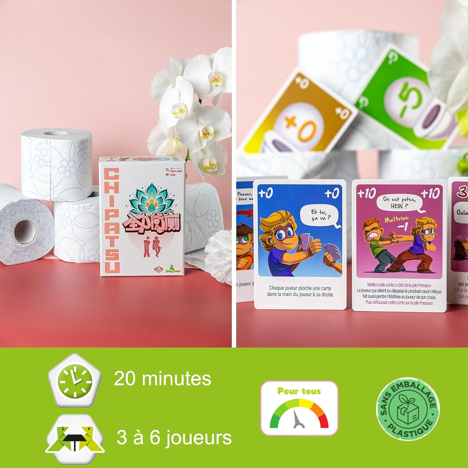 Origames Chipatsu – Board Game – French Version