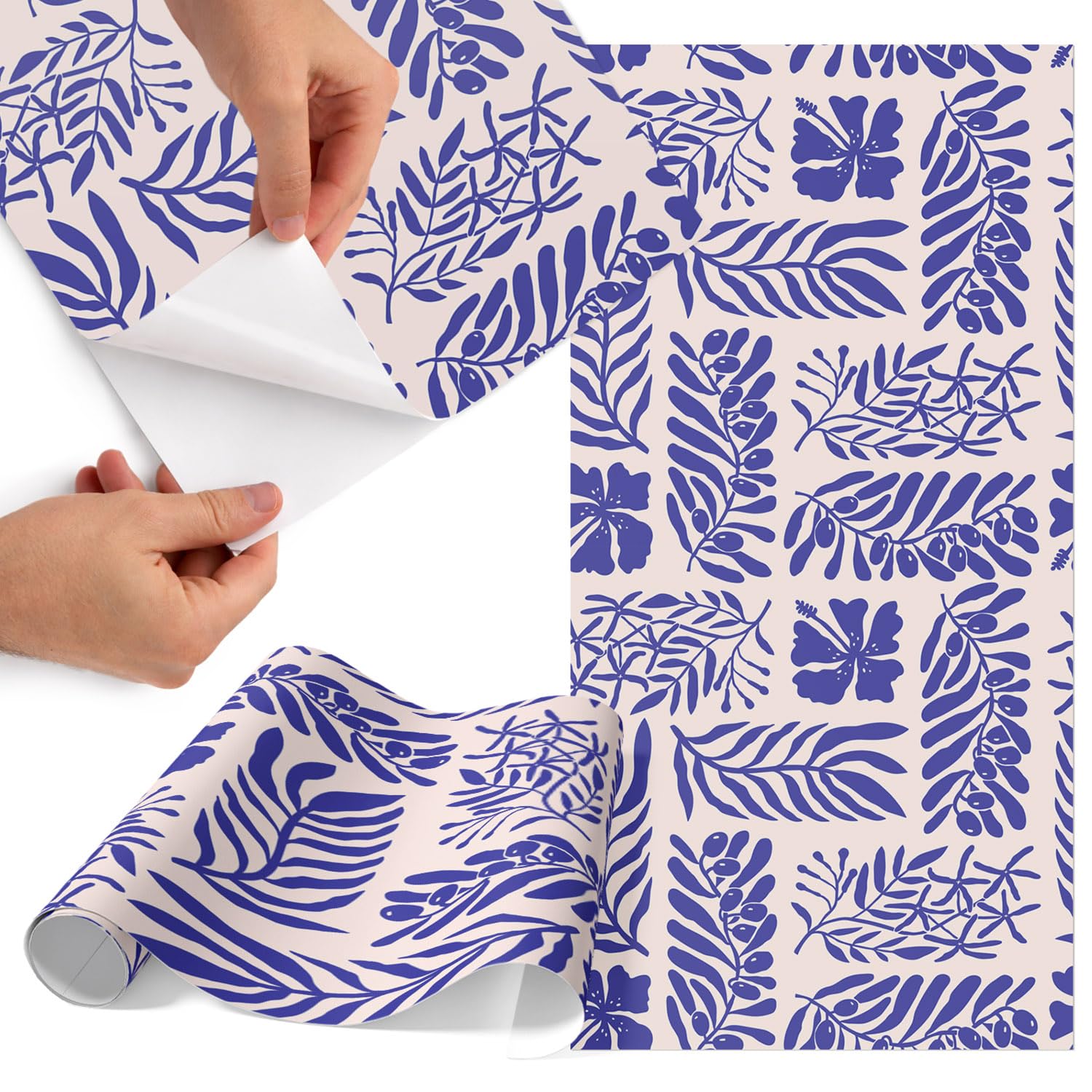 Papel vinilo adhesivo impermeable mate 65x130 cm, fácil de limpiar para muebles
