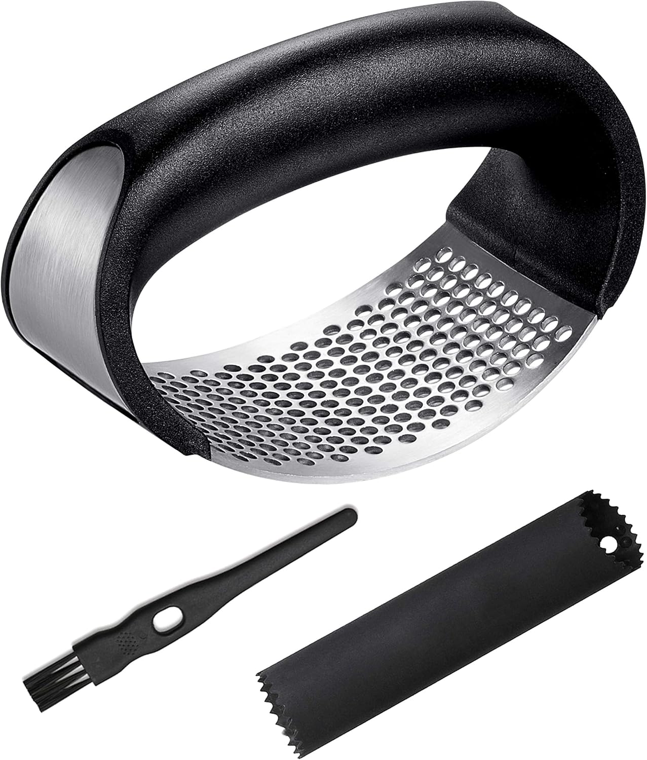 Garlic Press Stainless Steel, Garlic Mincer Garlic Chopper