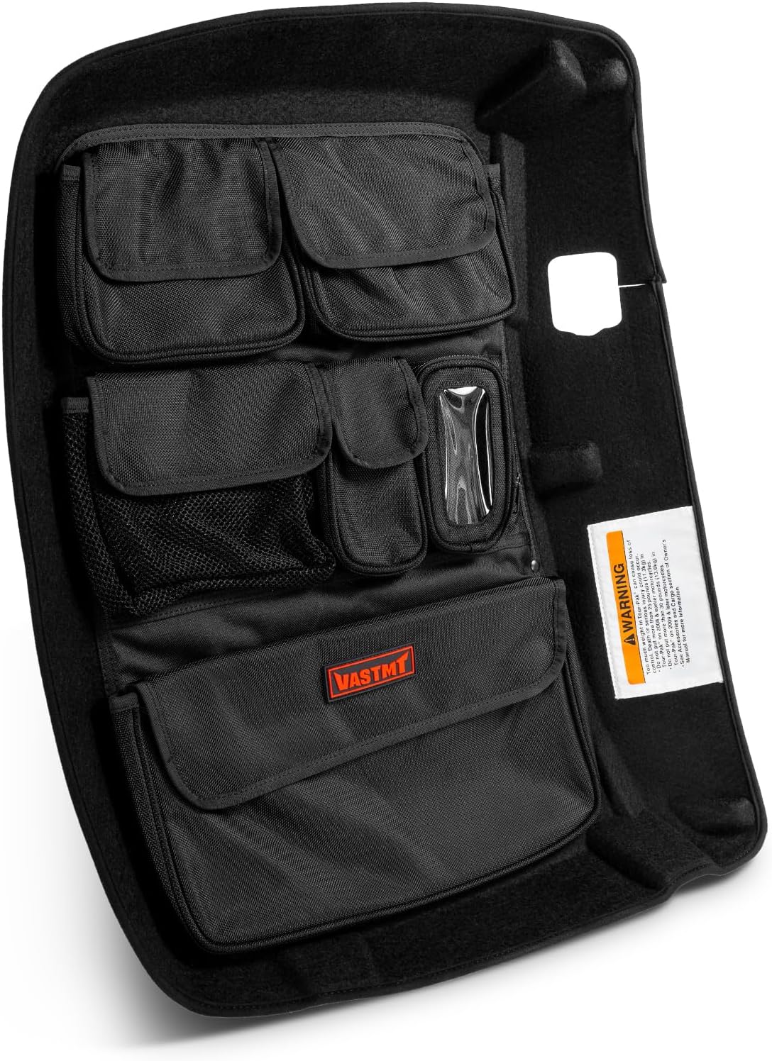 Dasen Saddlebags Saddle bag Lid Organizer Pouch Kit Black