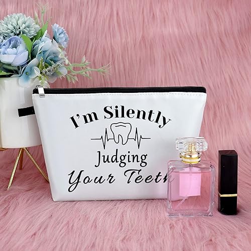 Miniatura 7 de Sfodiary Regalo para dentistas para mujeres, bolsa de maquillaje, regalo de agradecimiento al dentista, regalo de higienista dental, regalo de