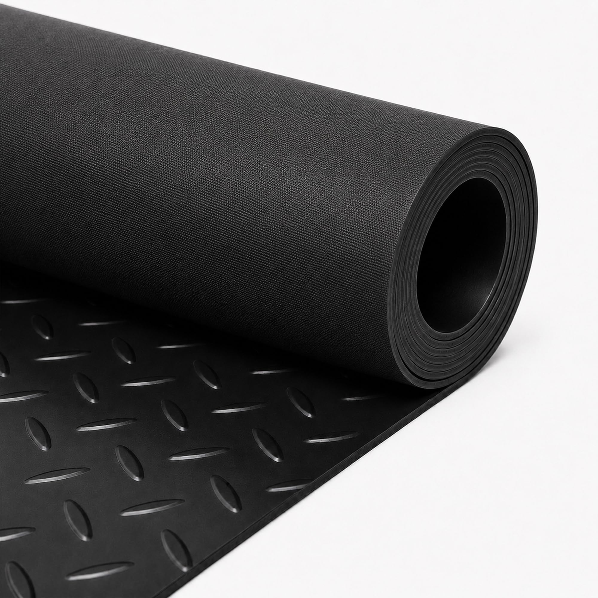 300 x 150 cm Gummimatte Meterware Schutzmatte, garagenboden matten, Noppenmatte Bodenmatte aus Gummi, rutschfest Gummimatte Bodenmatte mit Noppen Gummiläufer für Keller, Werkstatt, Garage | Noppenprofil Für Sicheren Halt, 300x150 cm, Zuschneidbar, für Kel